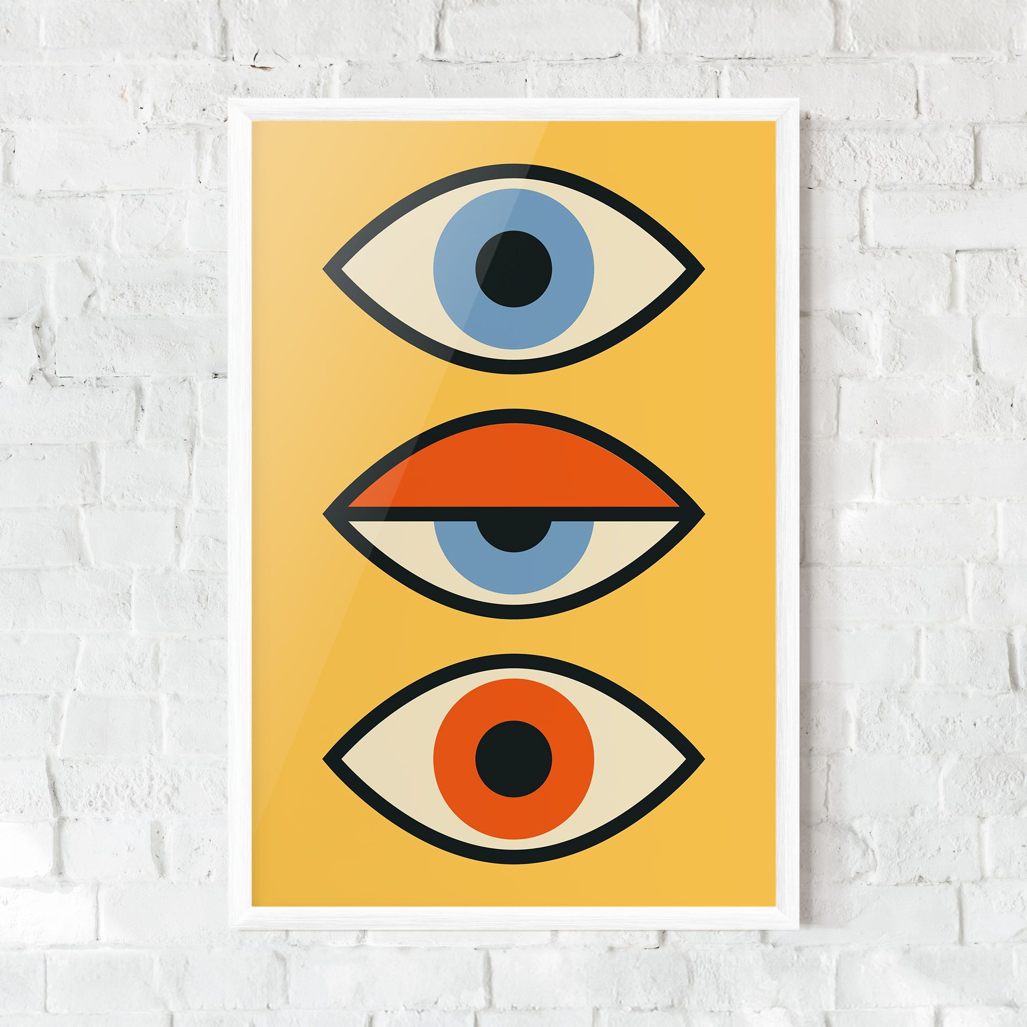 Blue Orange Eye mockup 0