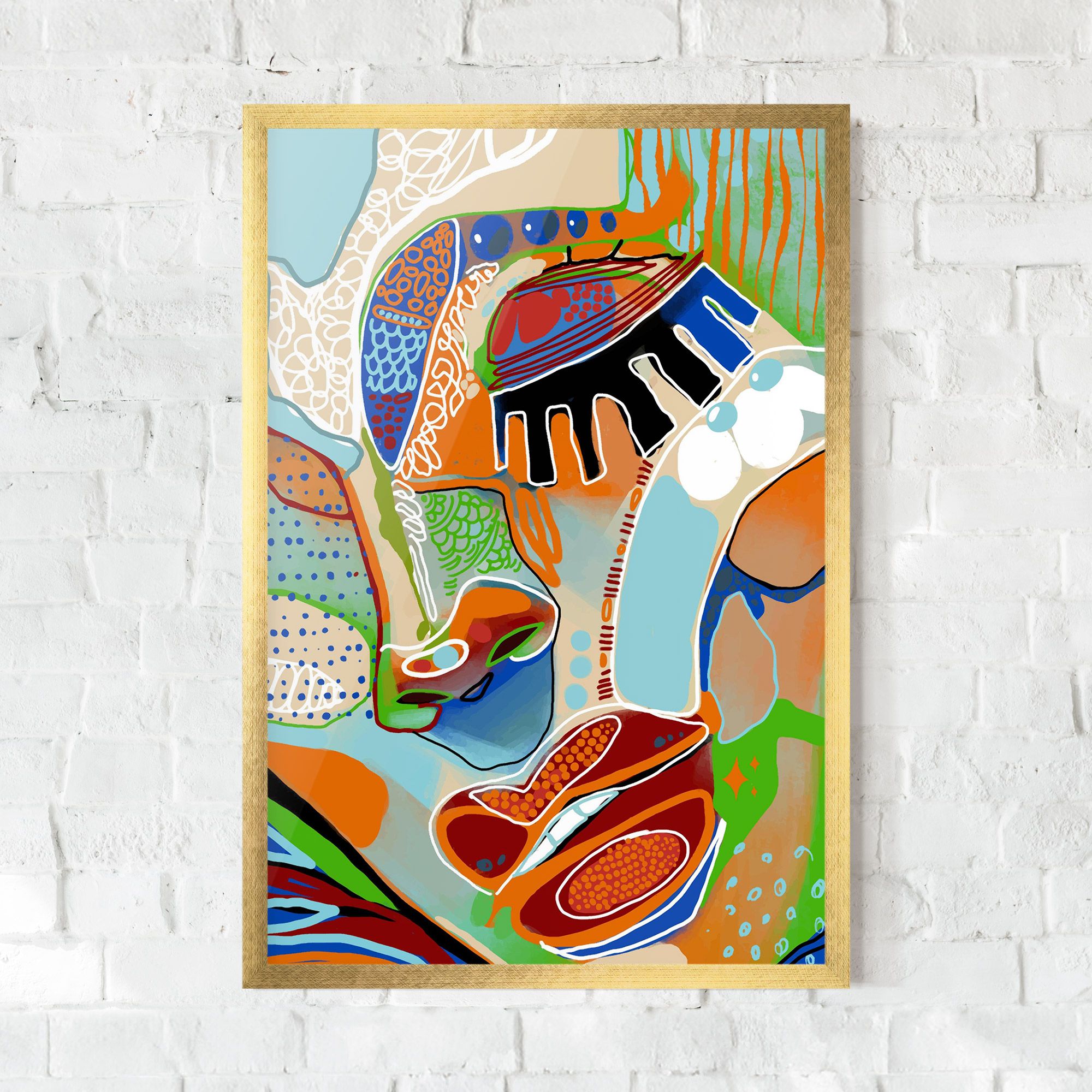 Abstract Face Art mockup 0