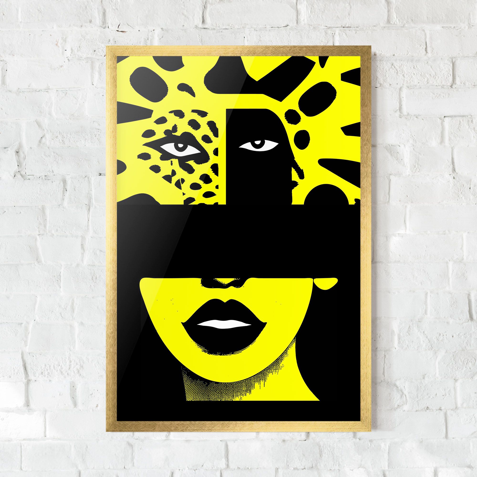 Jaguar Woman Art mockup 0