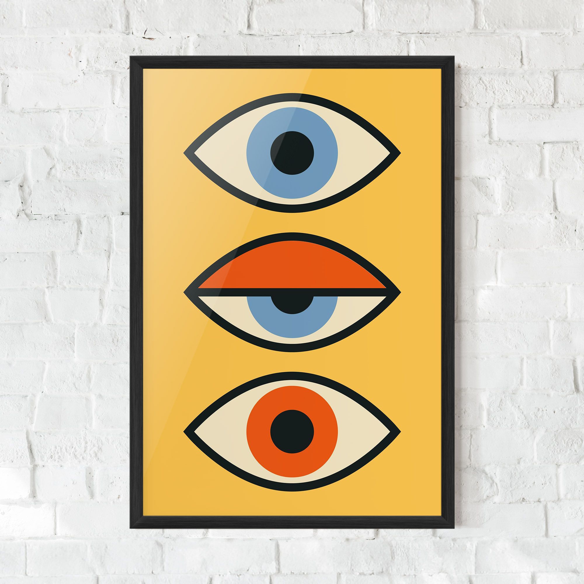 Blue Orange Eye mockup 0