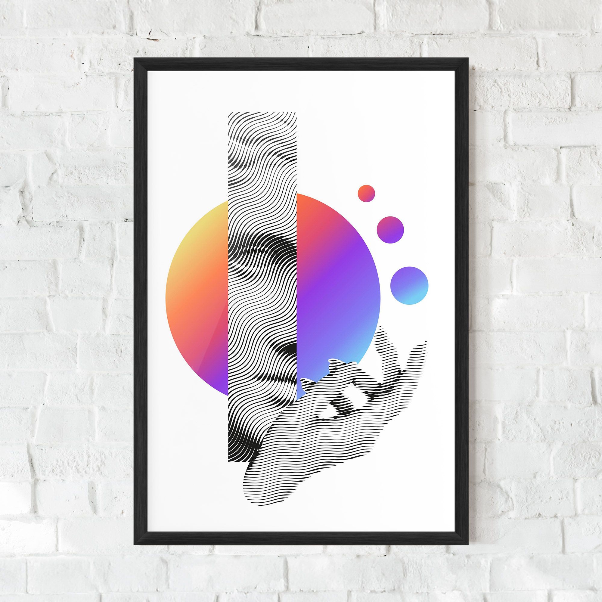 Orange Light Statue mockup 0