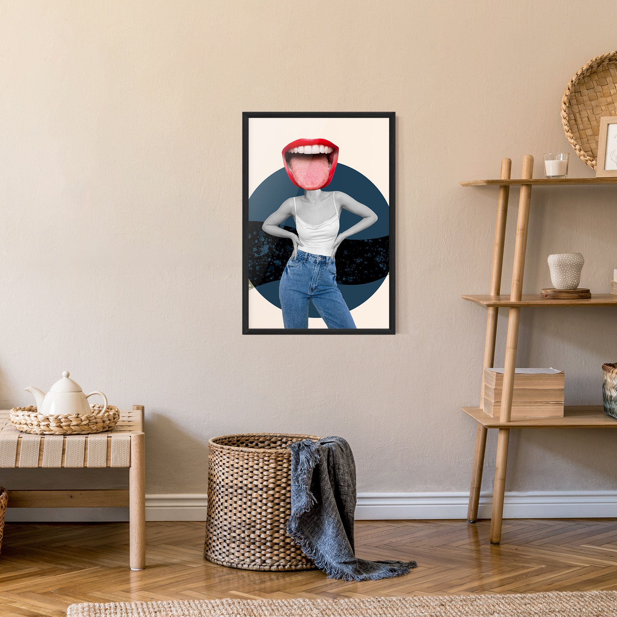 Blue Jeans Lips mockup 9