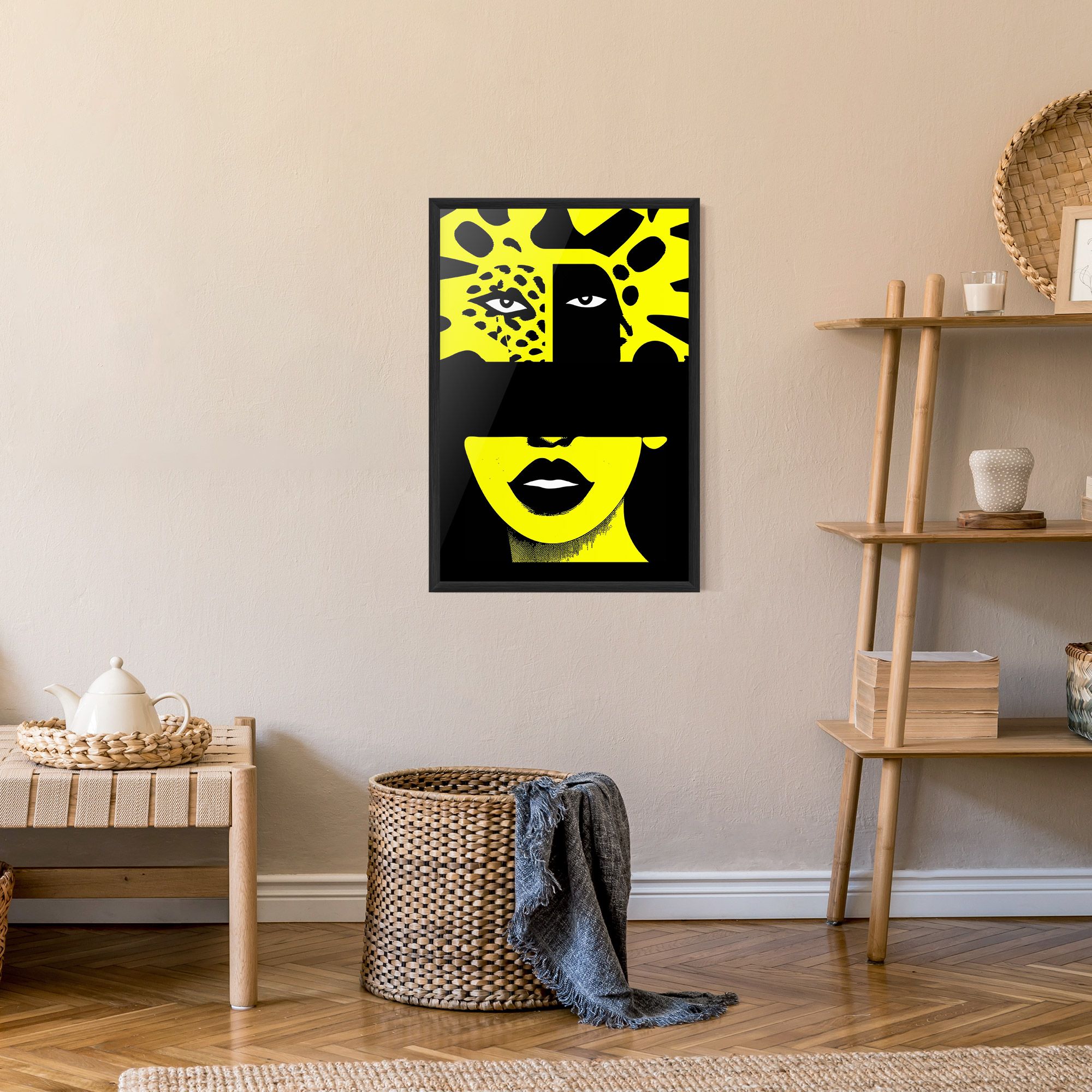 Jaguar Woman Art mockup 9