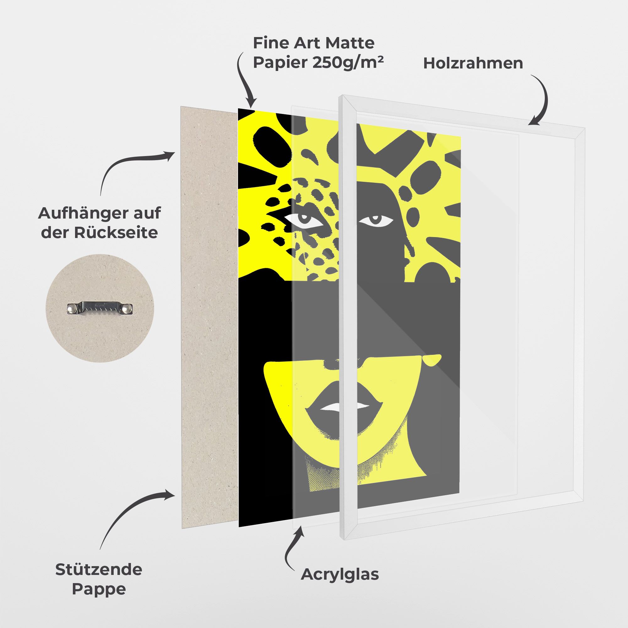 Jaguar Woman Art mockup 1