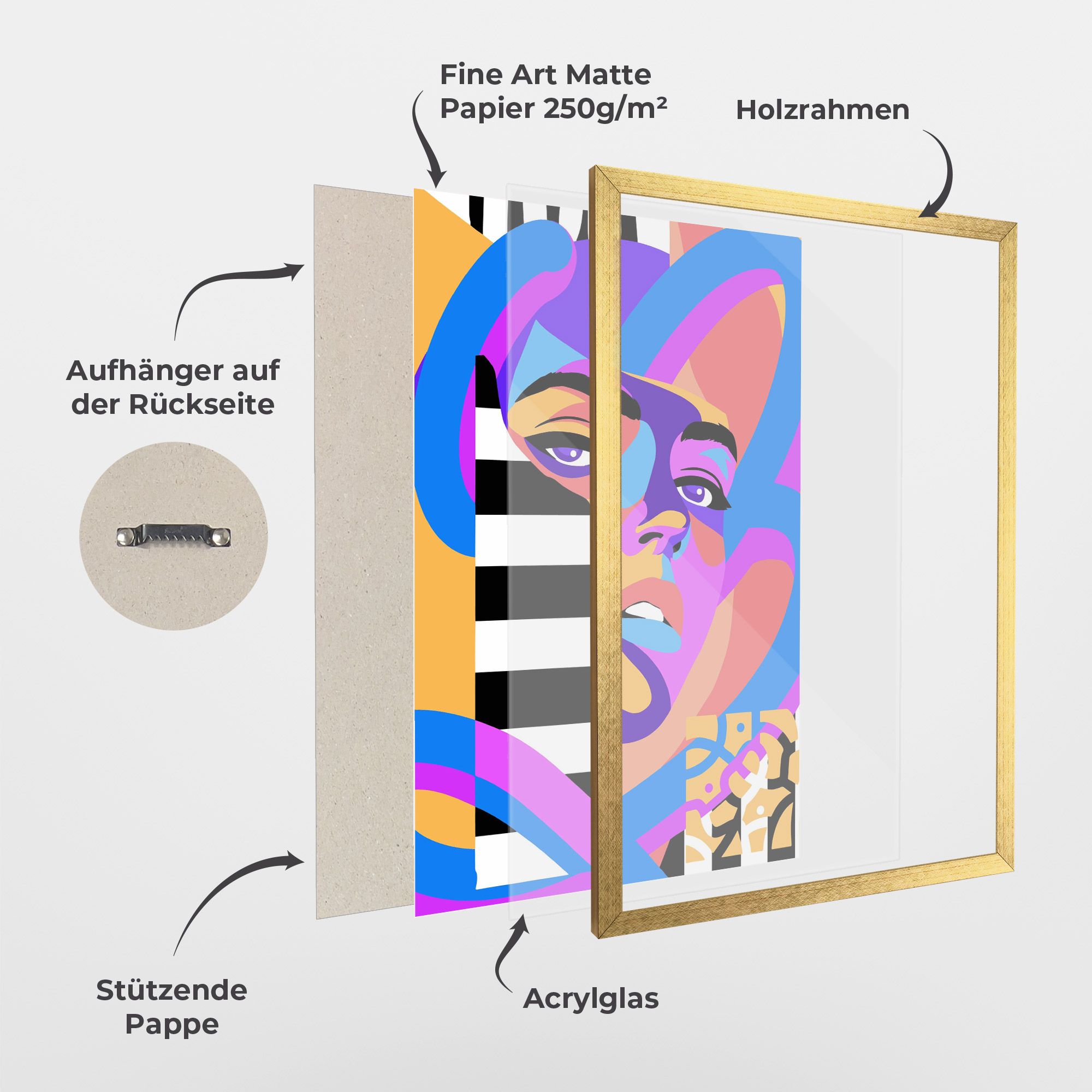 Woman Art Face mockup 1