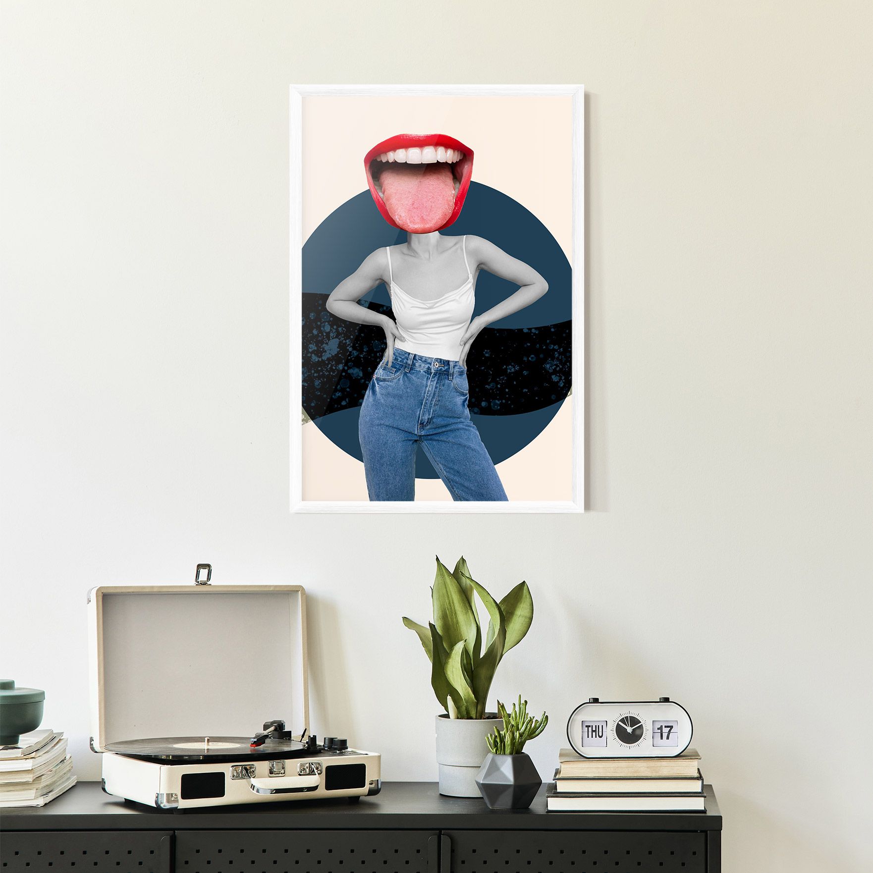 Blue Jeans Lips mockup 2