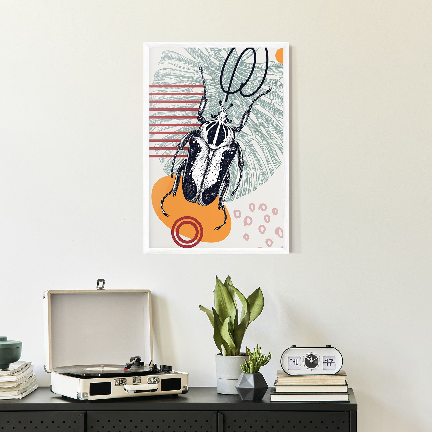 Insects Art Collage mockup 2