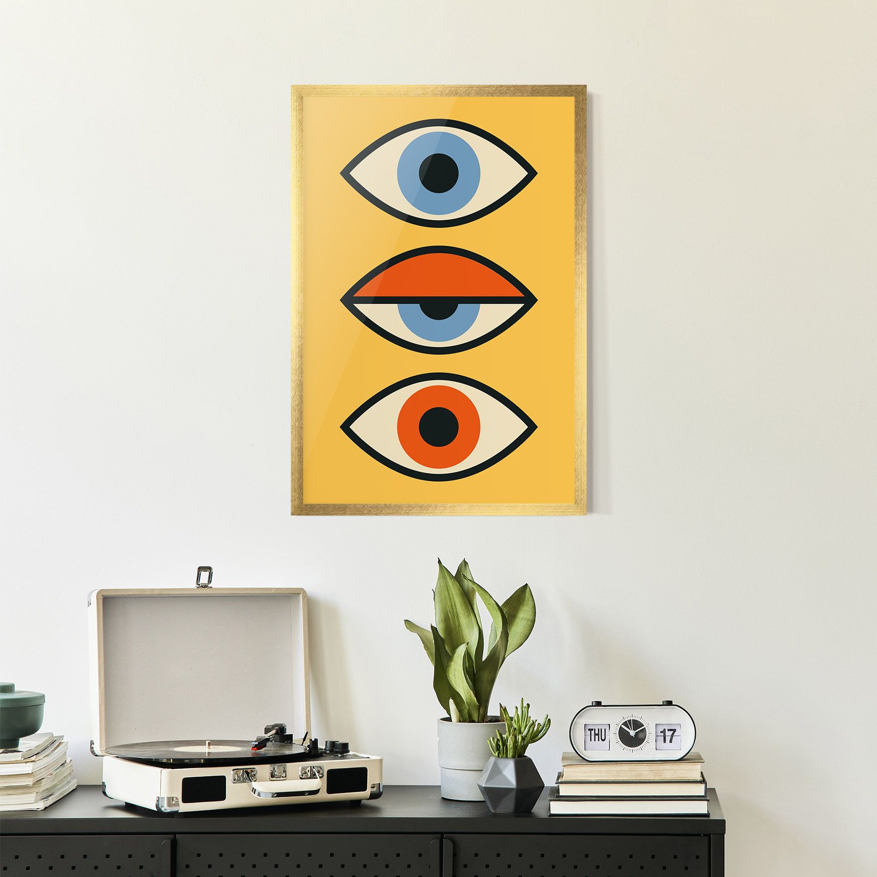 Blue Orange Eye mockup 2