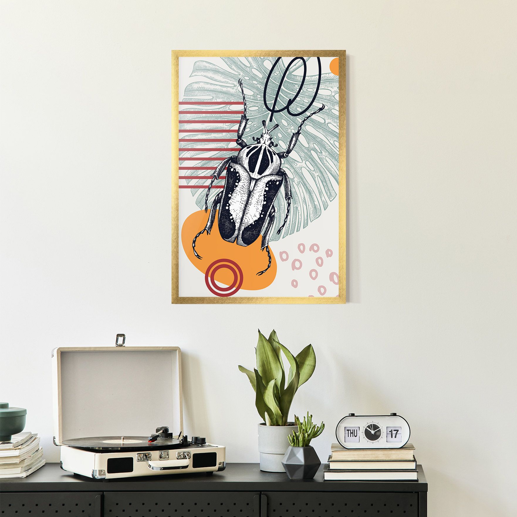 Insects Art Collage mockup 2