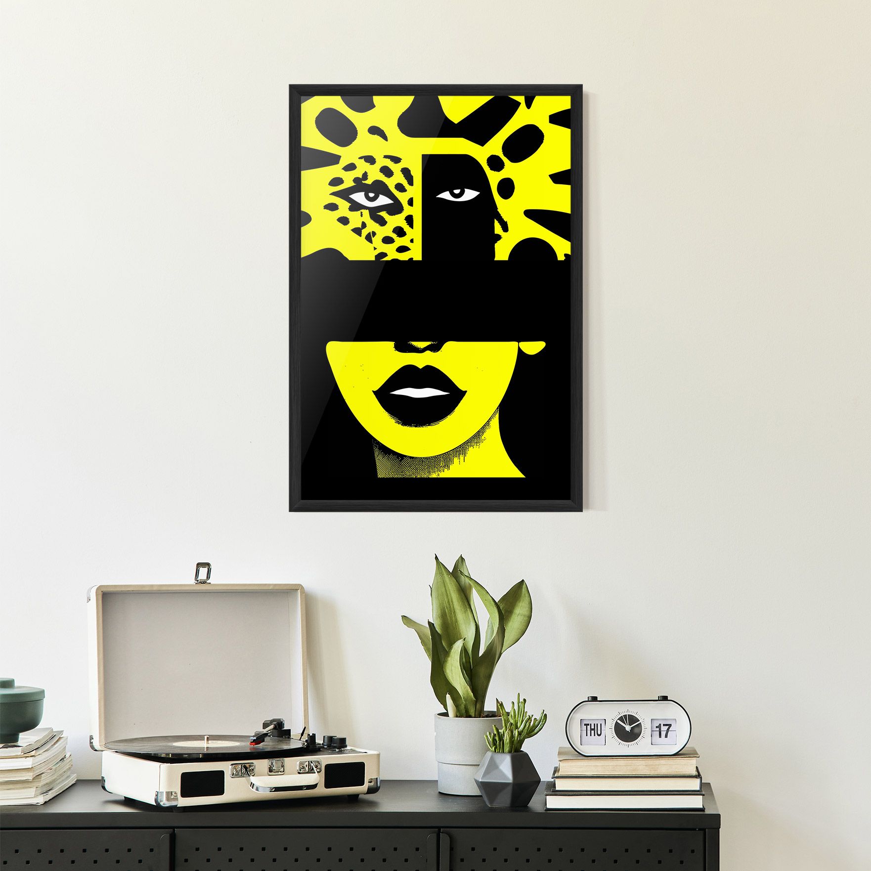 Jaguar Woman Art mockup 2