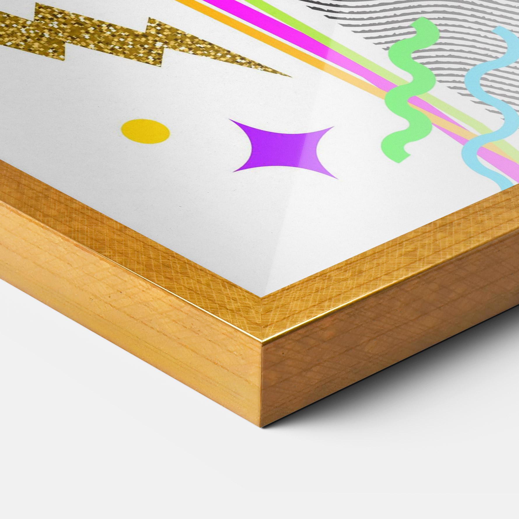 Gerahmte Poster Hand Sign Art mockup 3