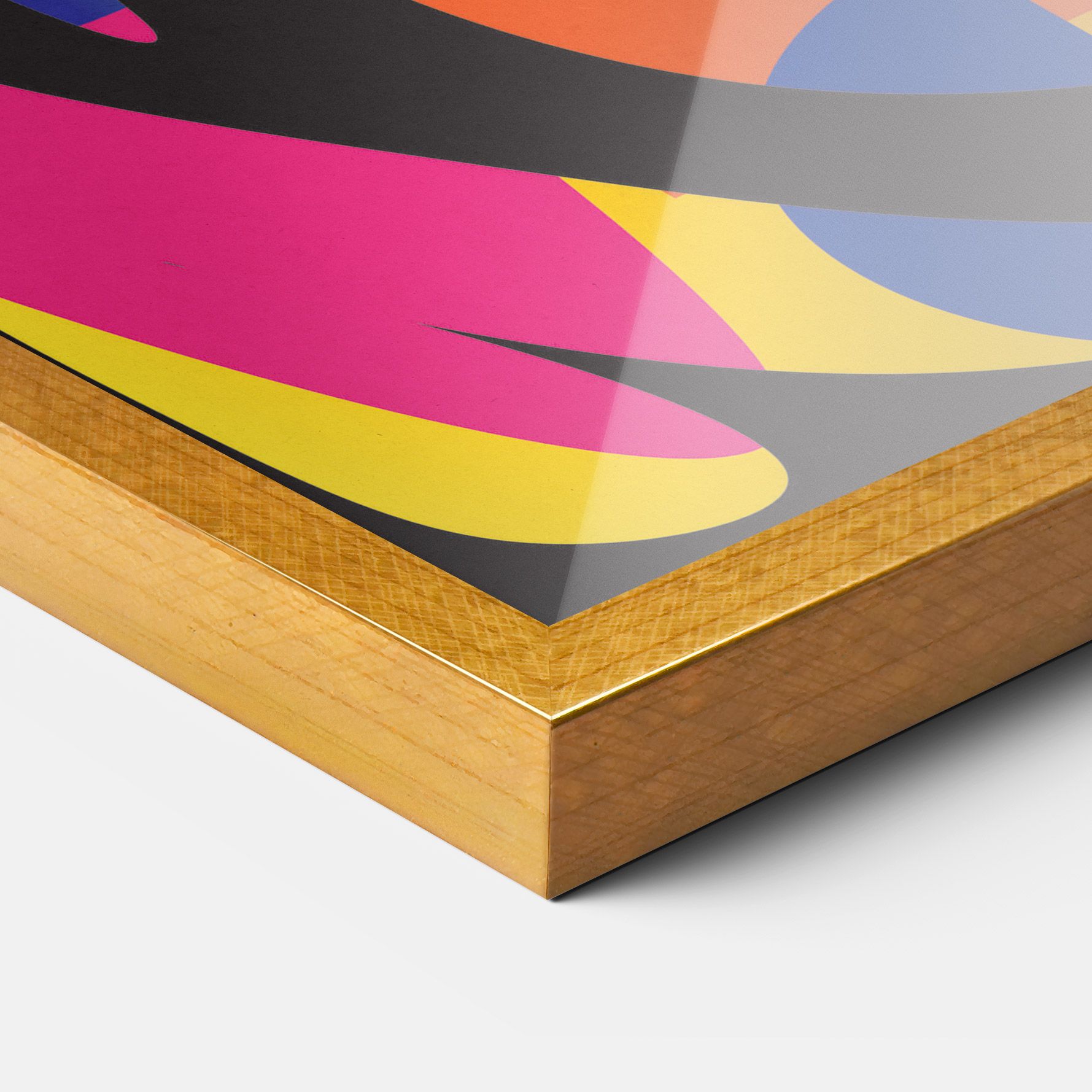 Shape Abstract Orange mockup 3