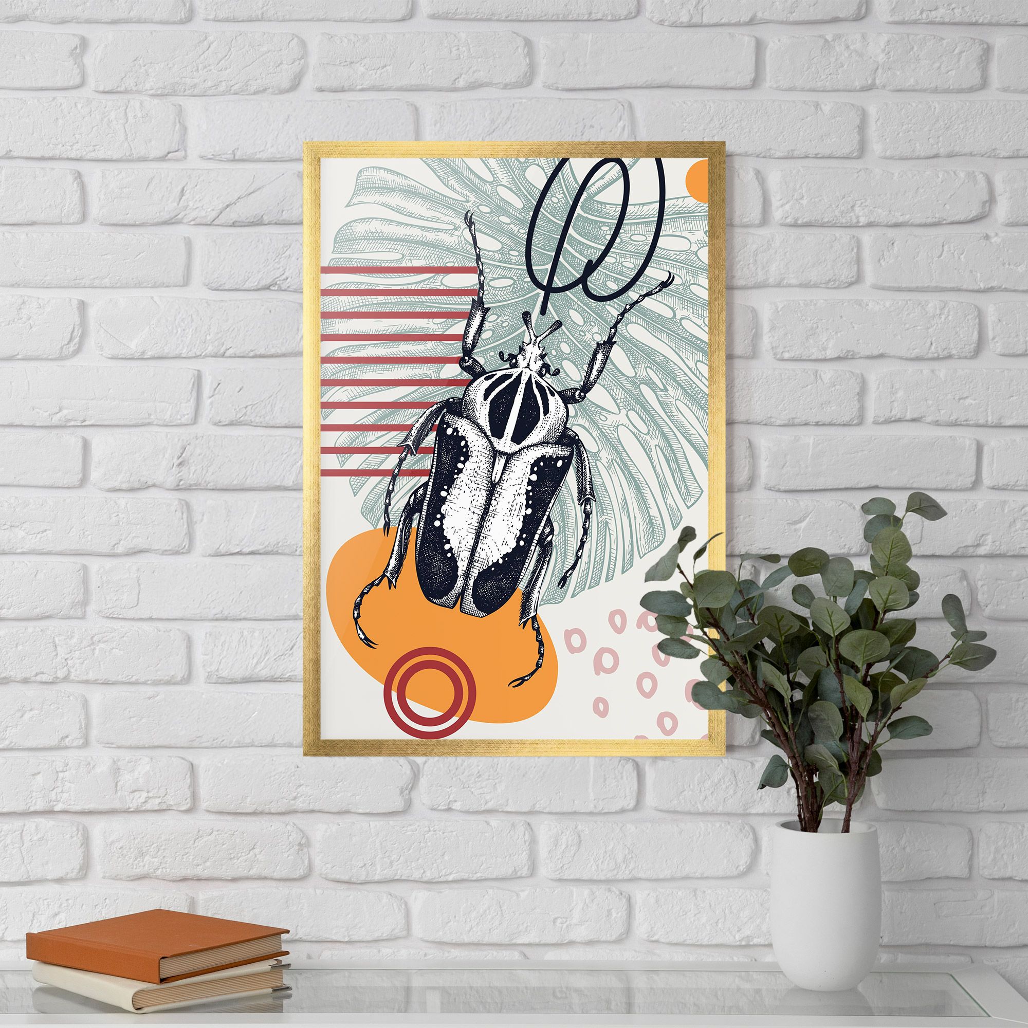 Insects Art Collage mockup 5