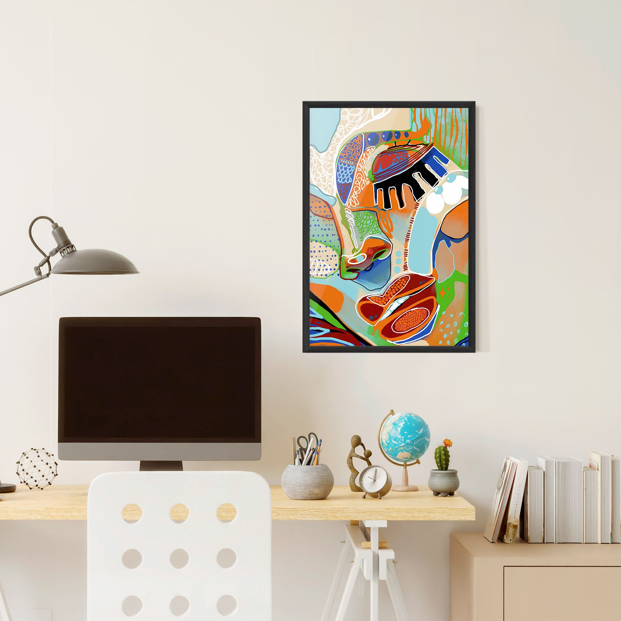 Abstract Face Art mockup 6