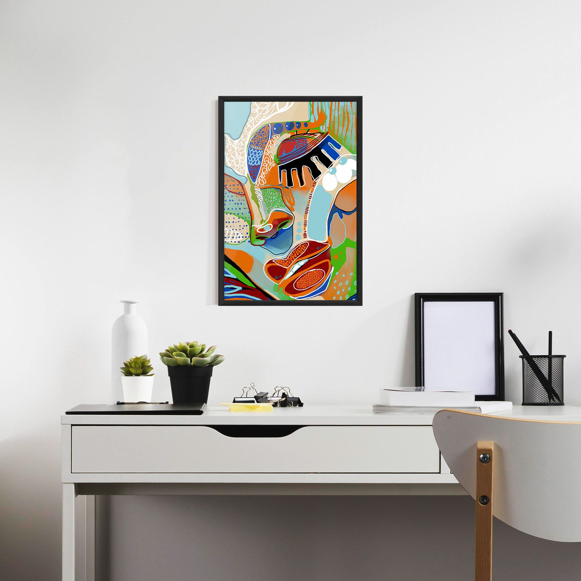 Abstract Face Art mockup 7