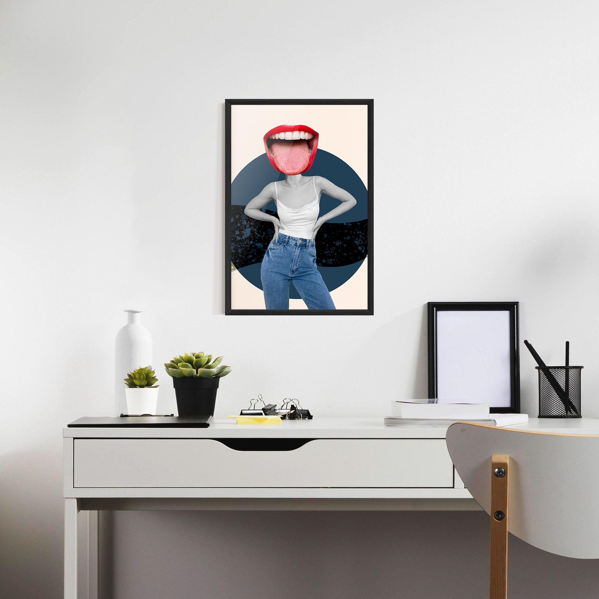 Blue Jeans Lips mockup 7