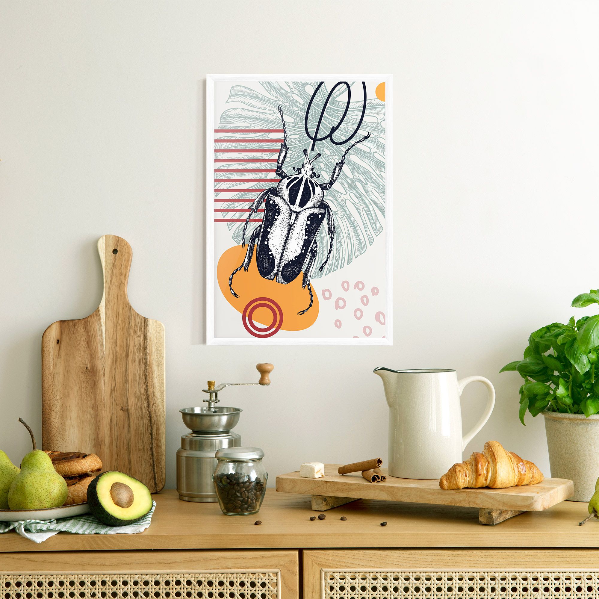 Insects Art Collage mockup 8