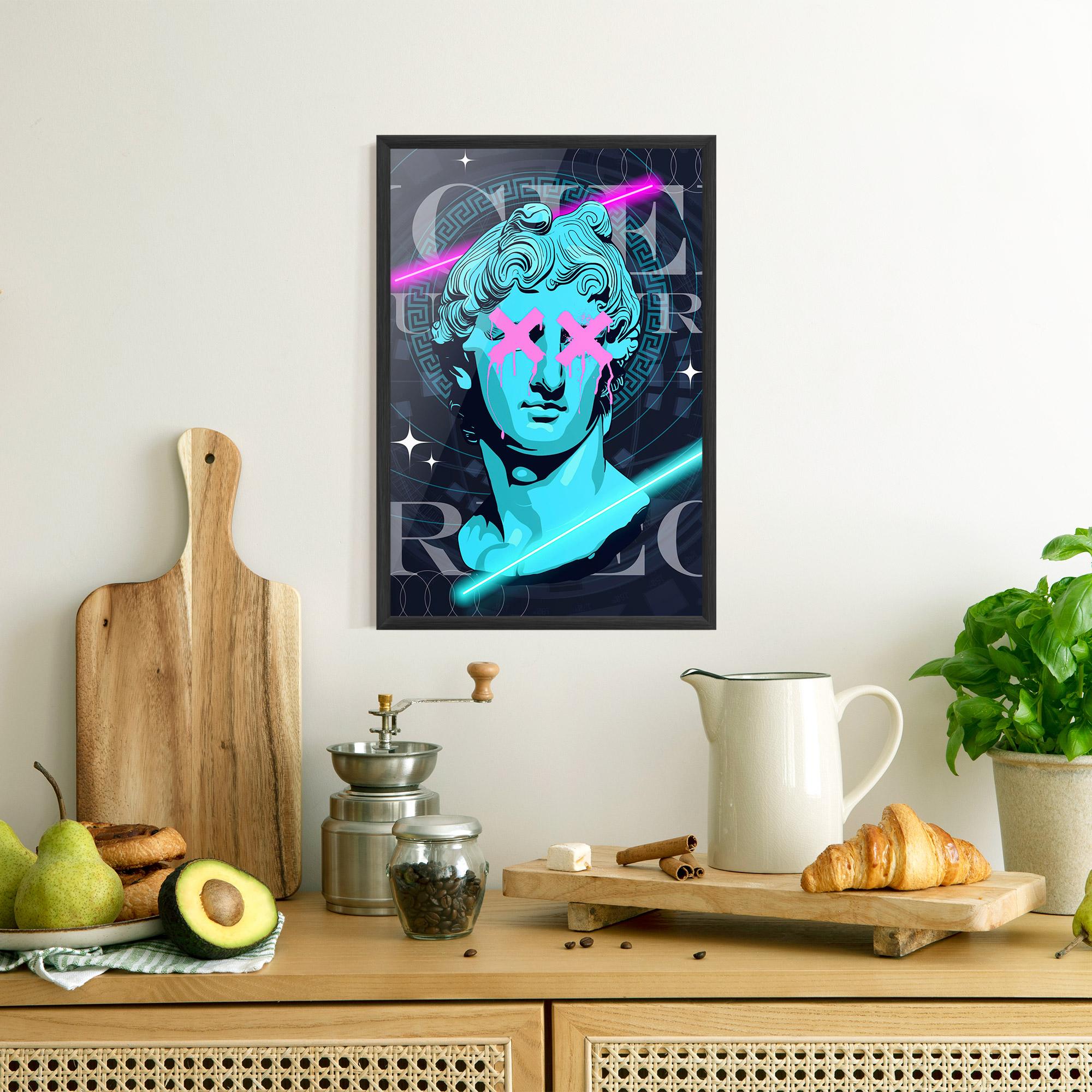 Gerahmte Poster Sculptures mockup 8