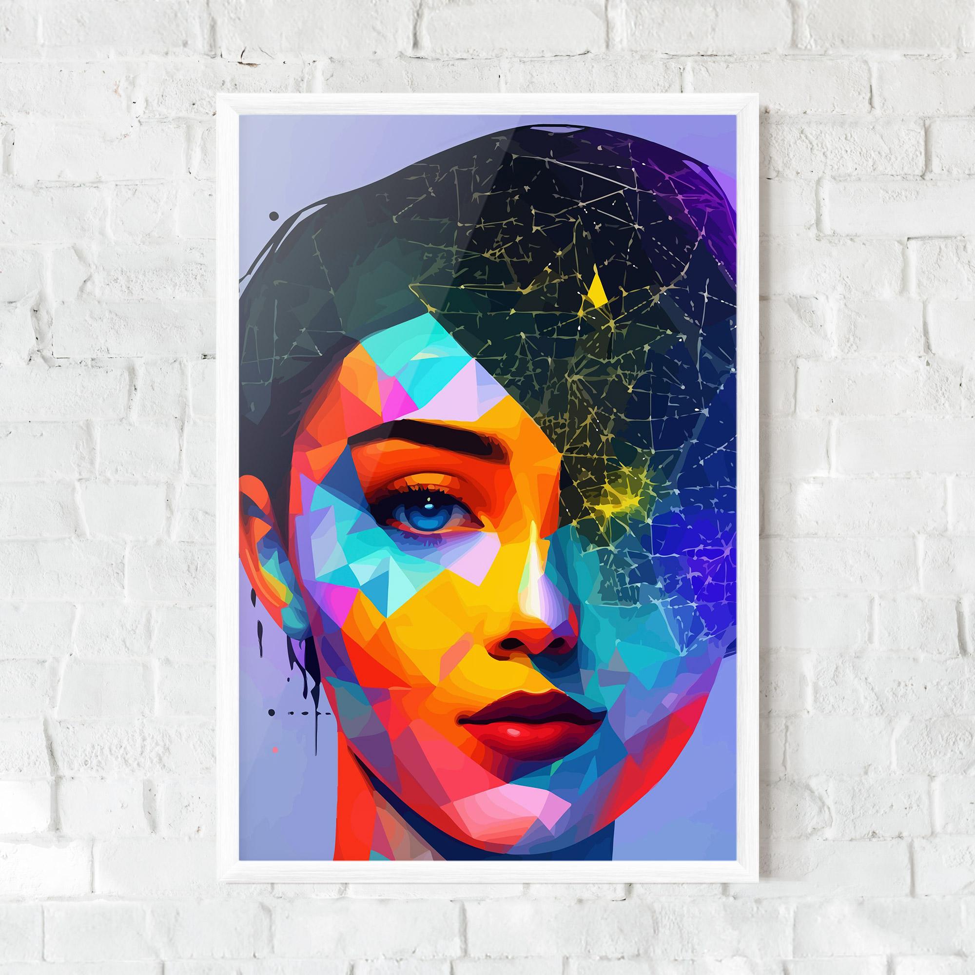 Gerahmte Poster Internet Hyperrealism mockup 0