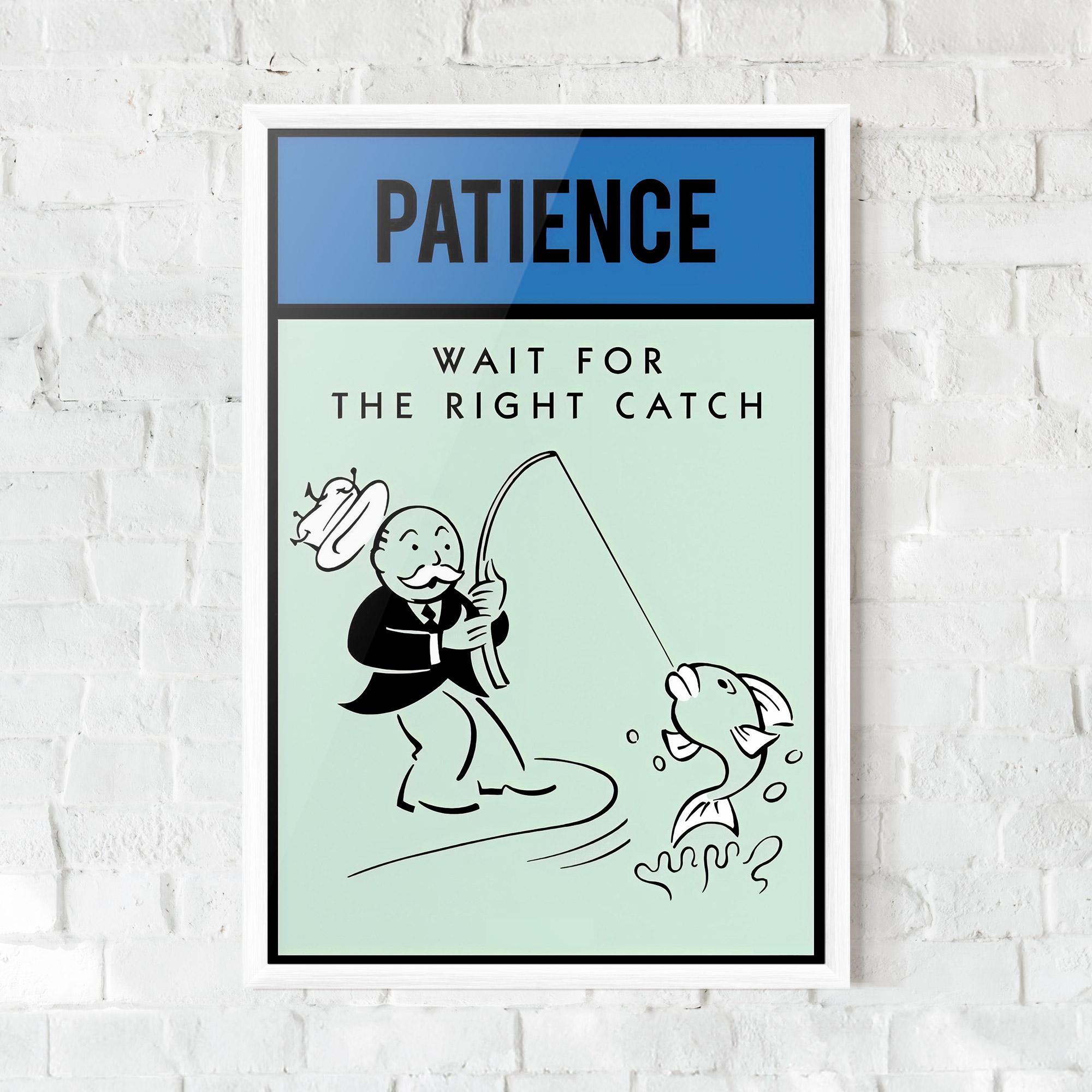 Gerahmte Poster Patience mockup 0
