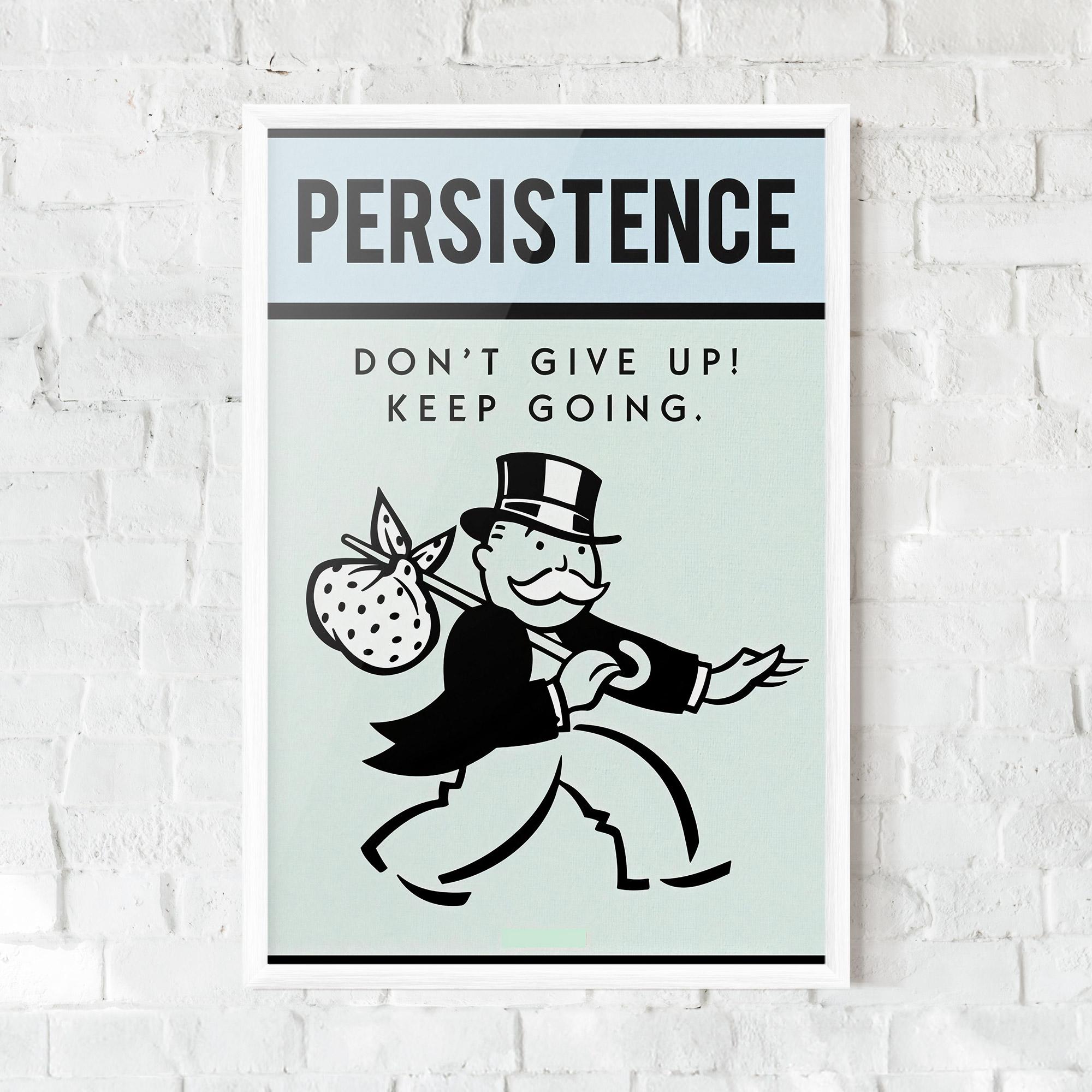 Gerahmte Poster Persistence mockup 0