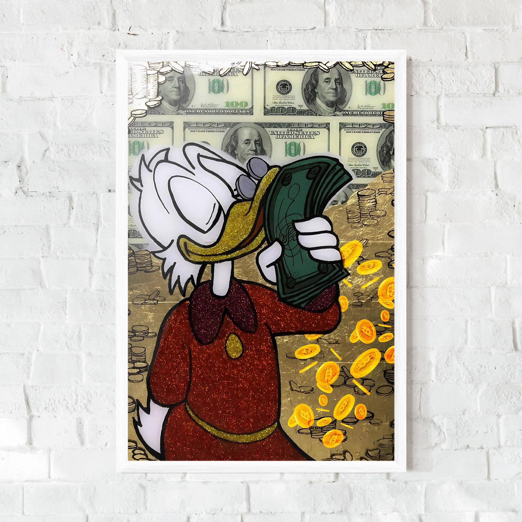Gerahmte Poster Smell Like Money mockup 0