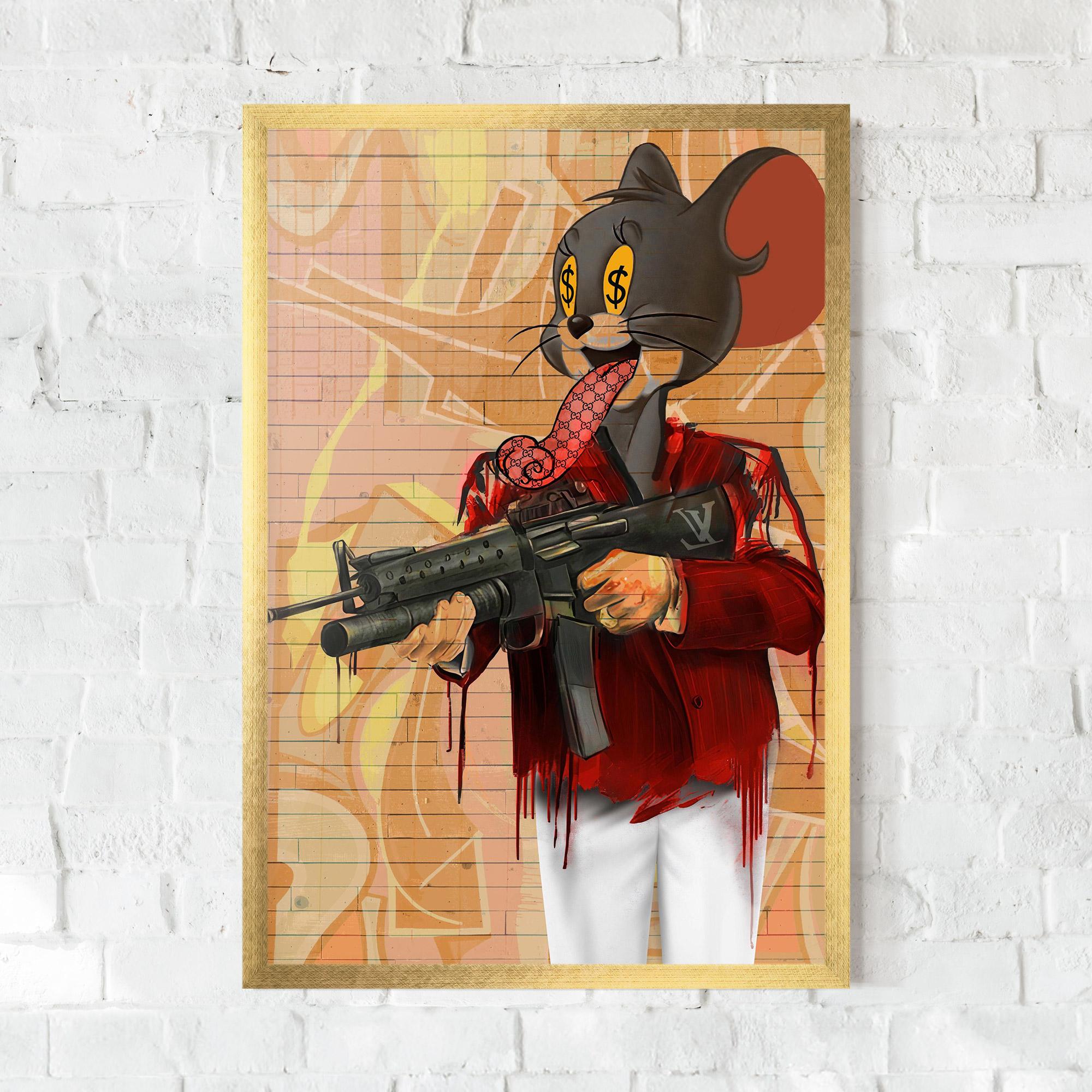 Gerahmte Poster Jerry mockup 0