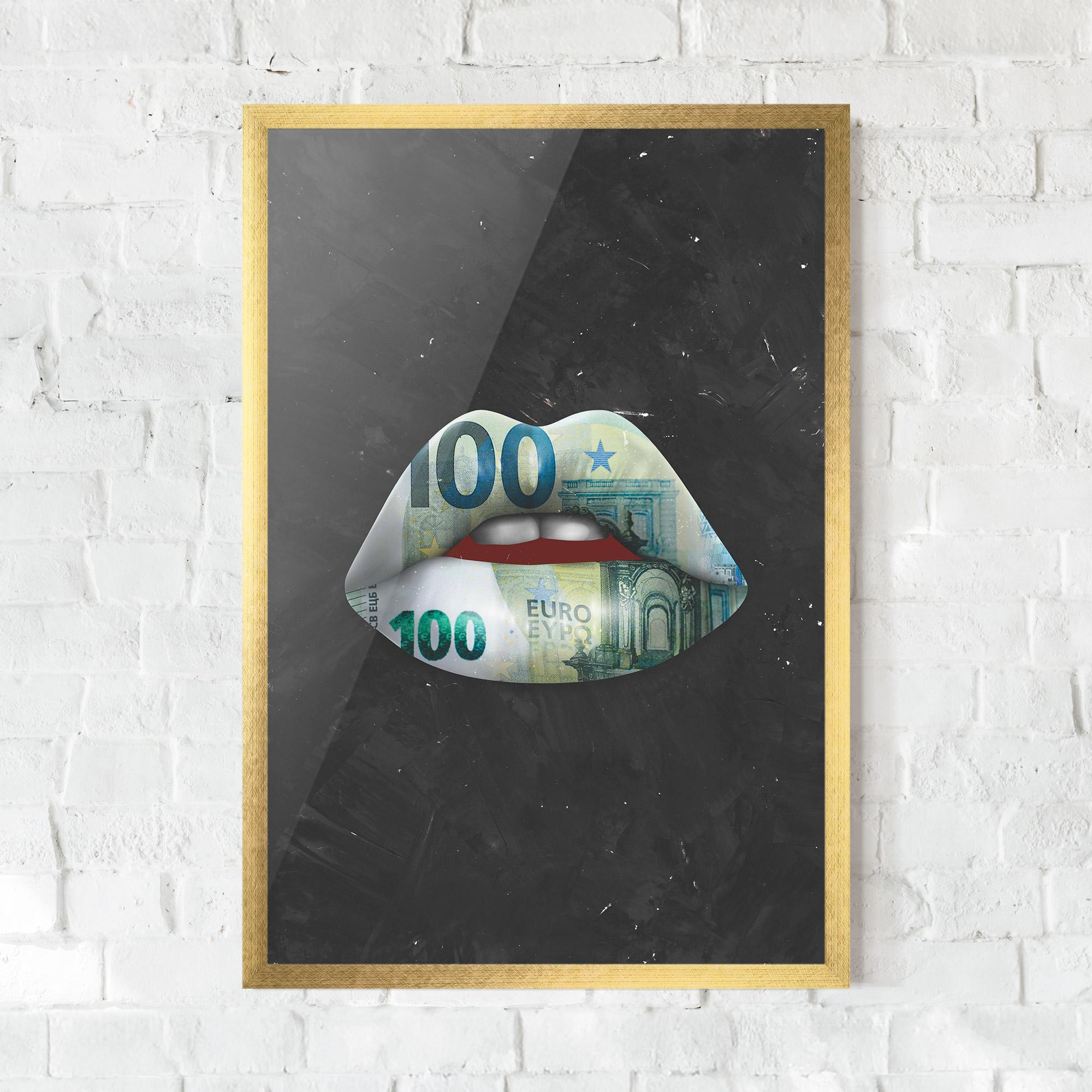 Gerahmte Poster Money On The Women mockup 0