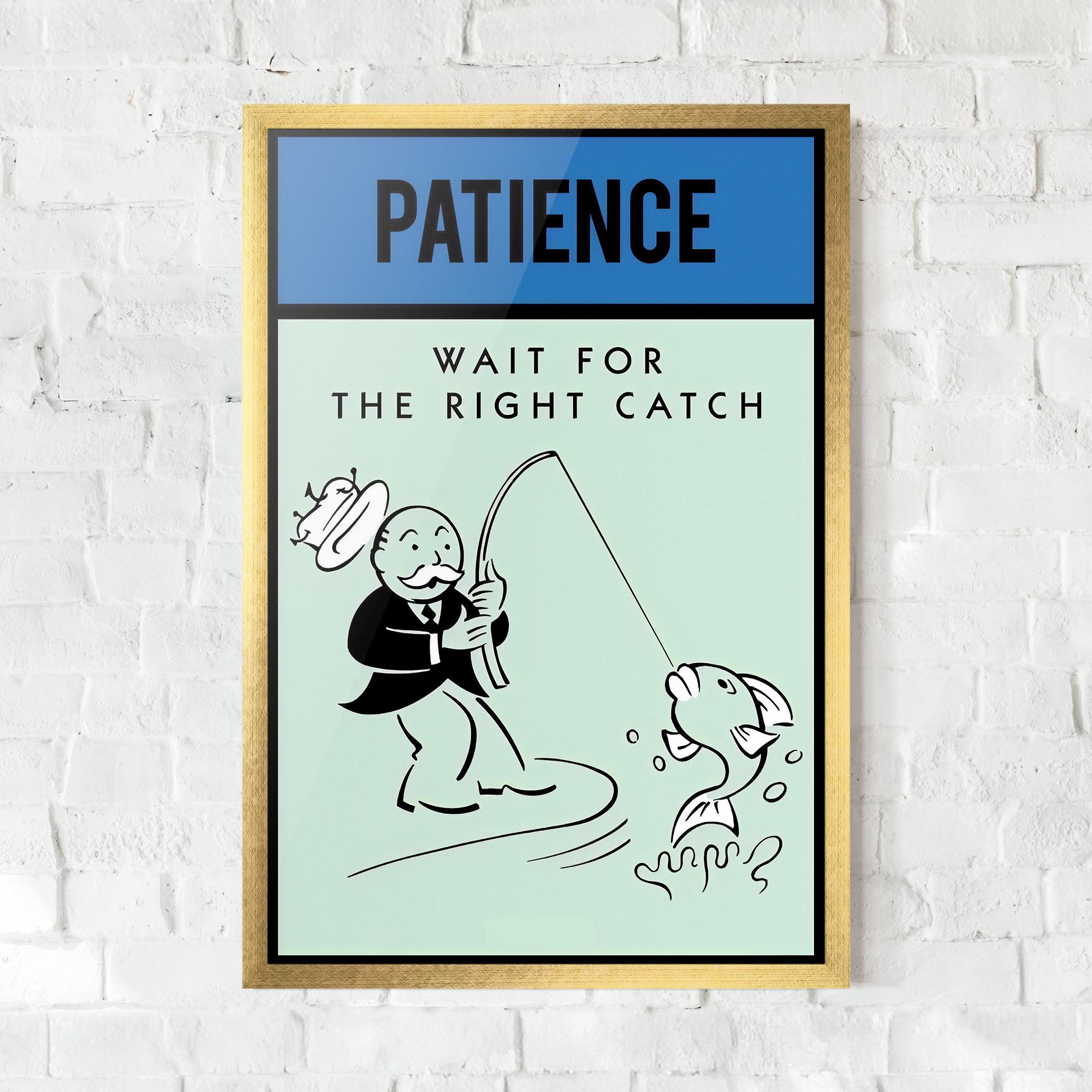 Gerahmte Poster Patience mockup 0
