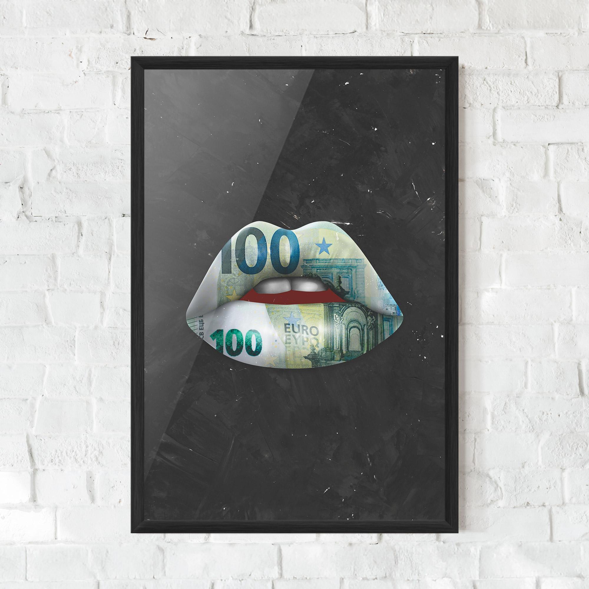 Gerahmte Poster Money On The Women mockup 0