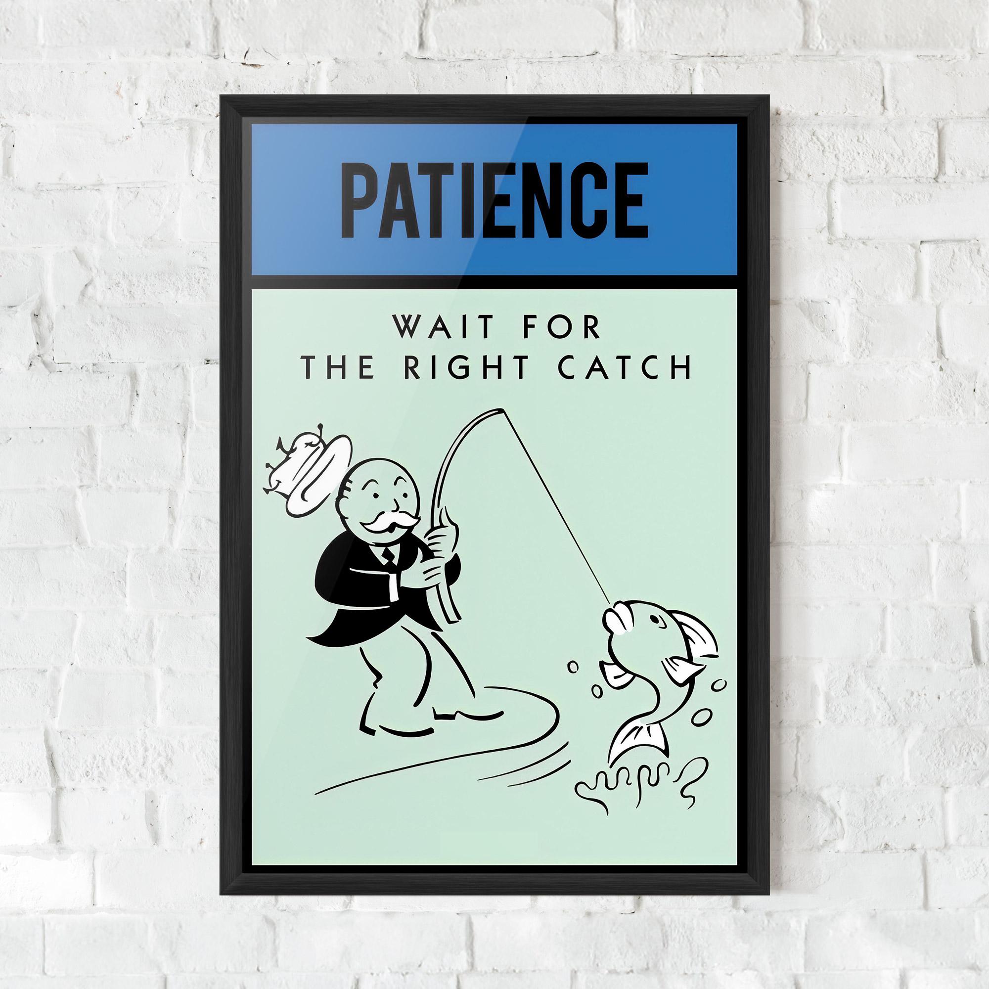Gerahmte Poster Patience mockup 0