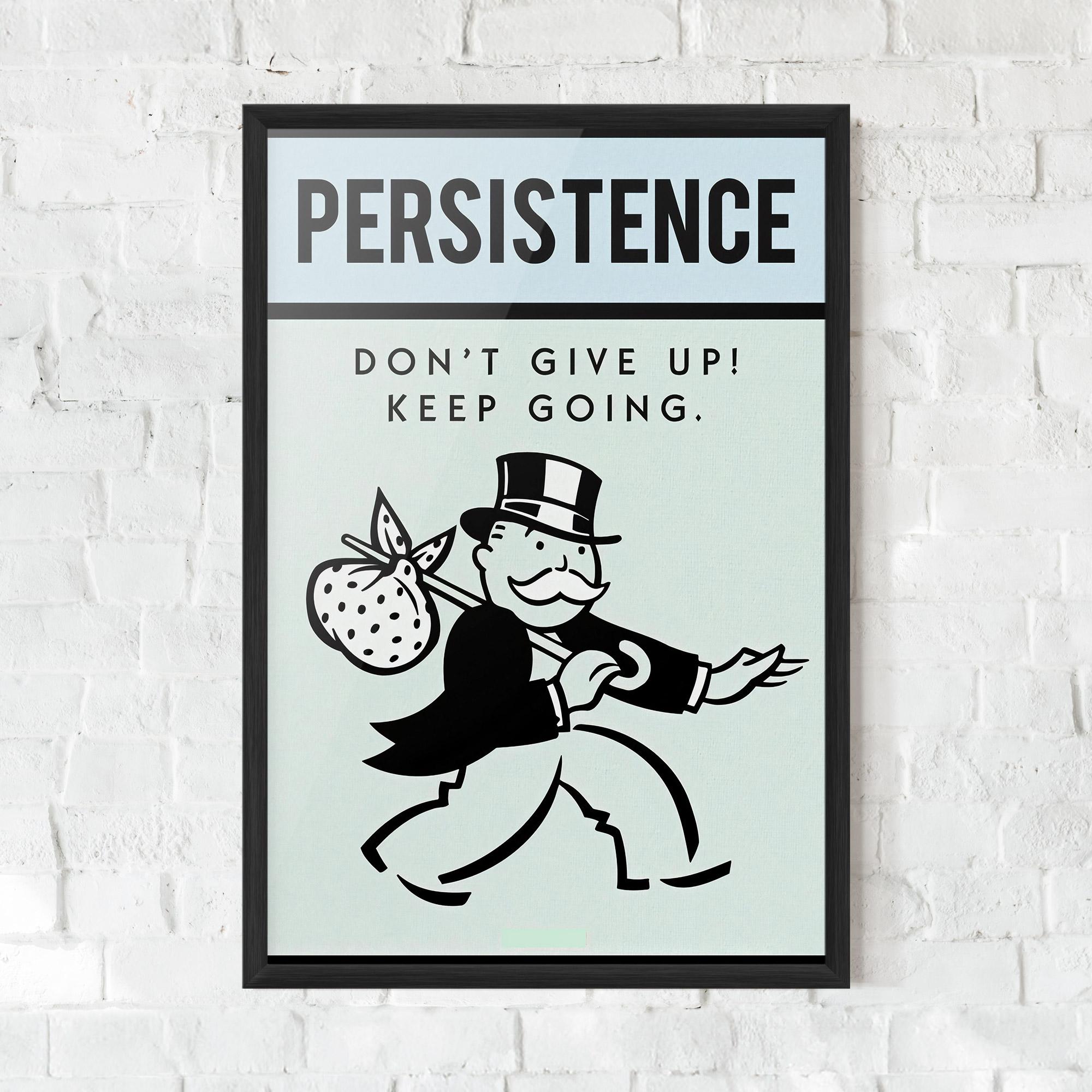 Gerahmte Poster Persistence mockup 0
