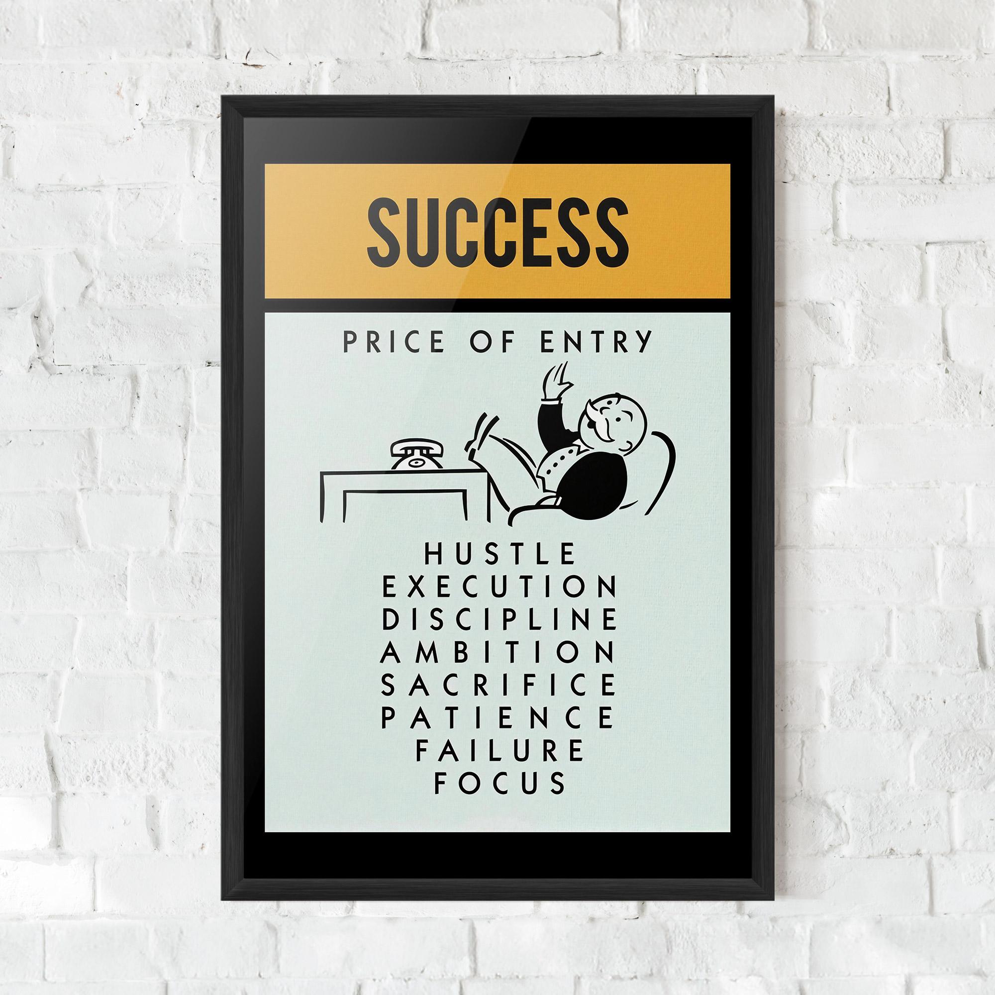 Gerahmte Poster Successs mockup 0