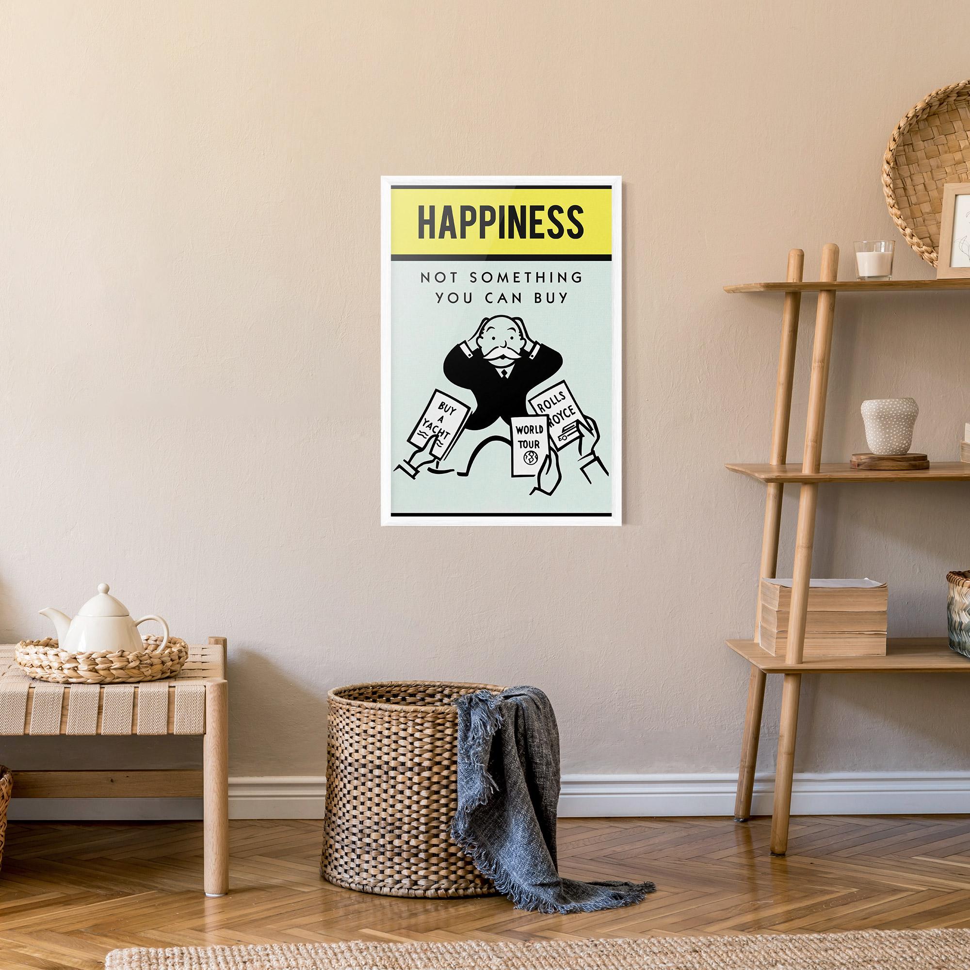 Gerahmte Poster Happines mockup 9