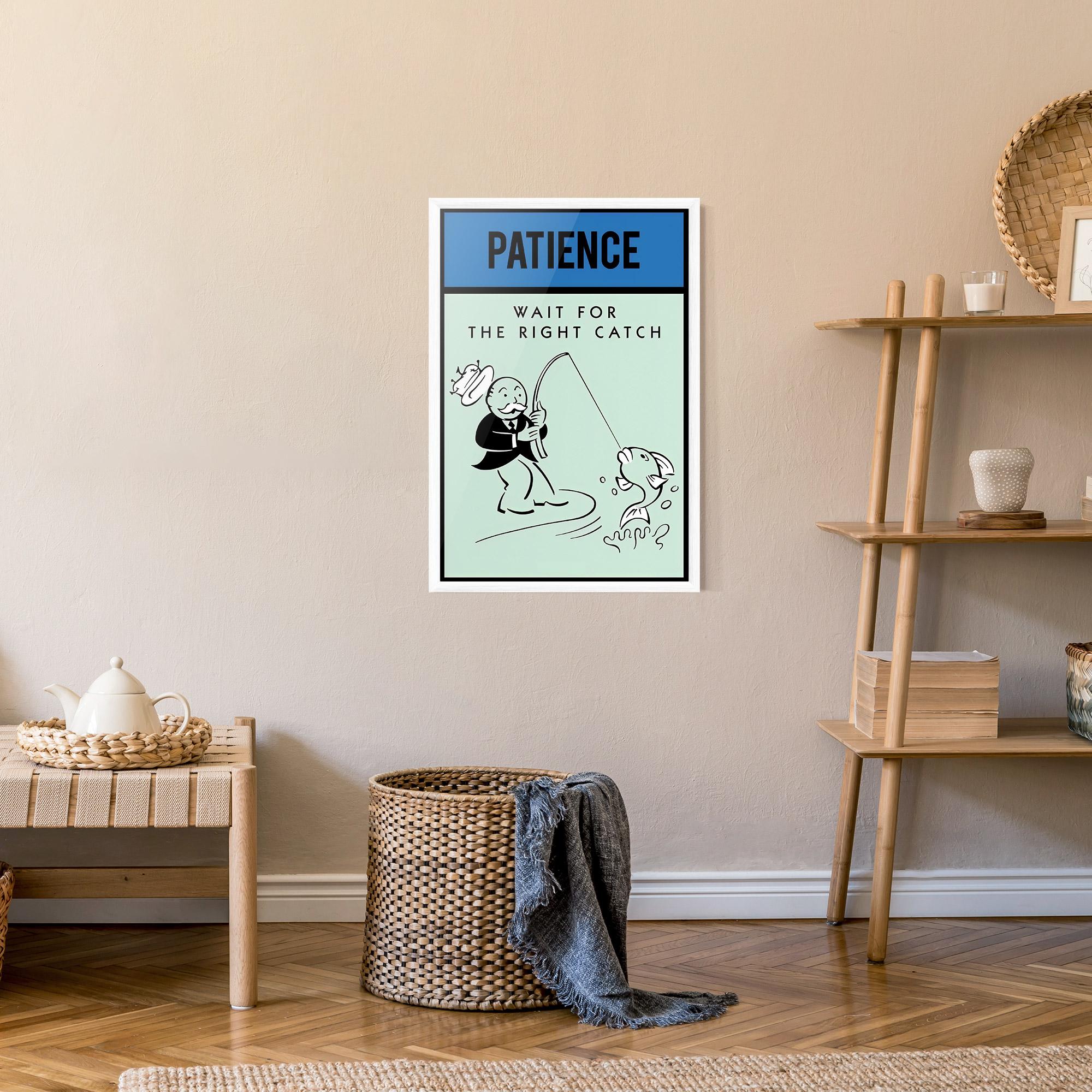 Gerahmte Poster Patience mockup 9
