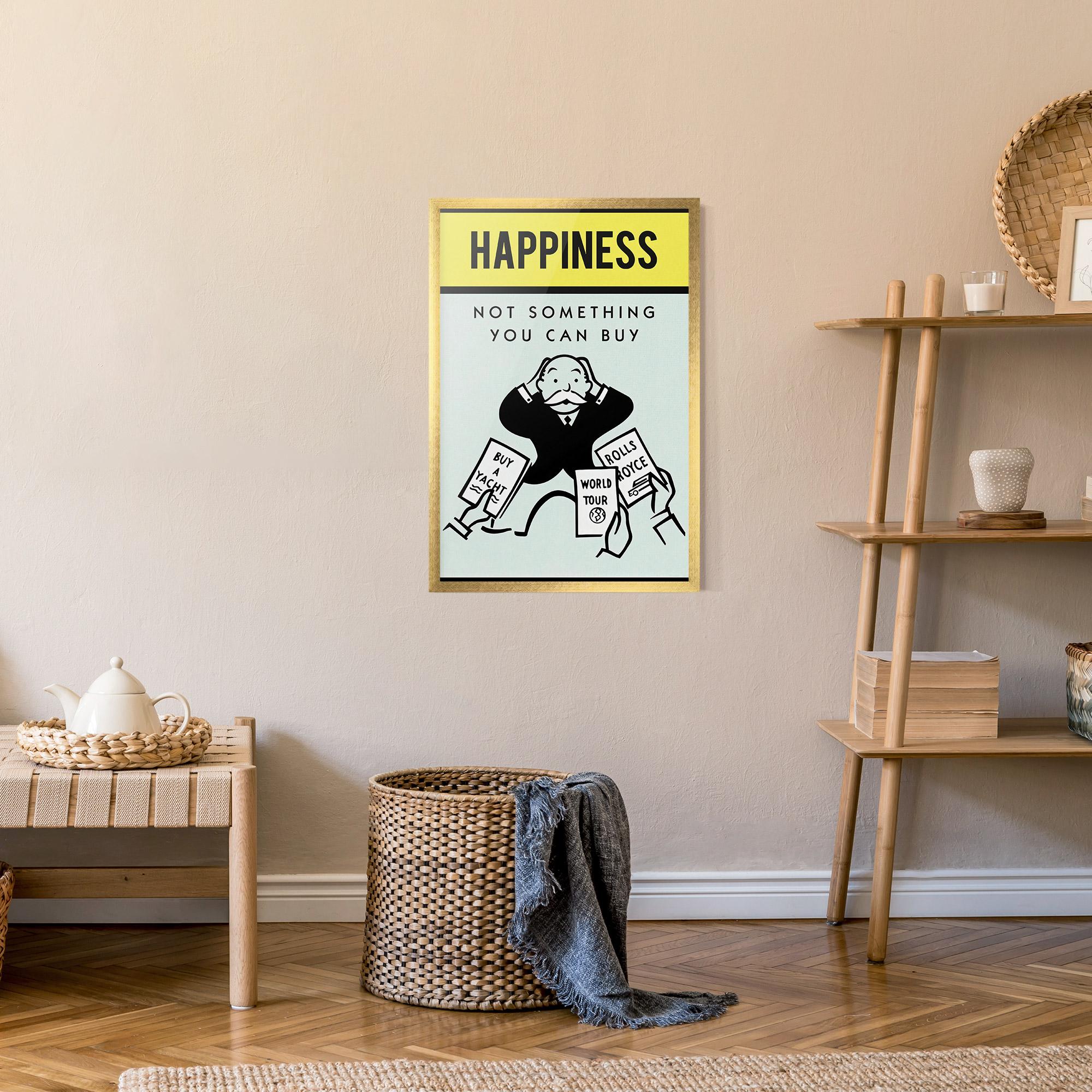 Gerahmte Poster Happines mockup 9