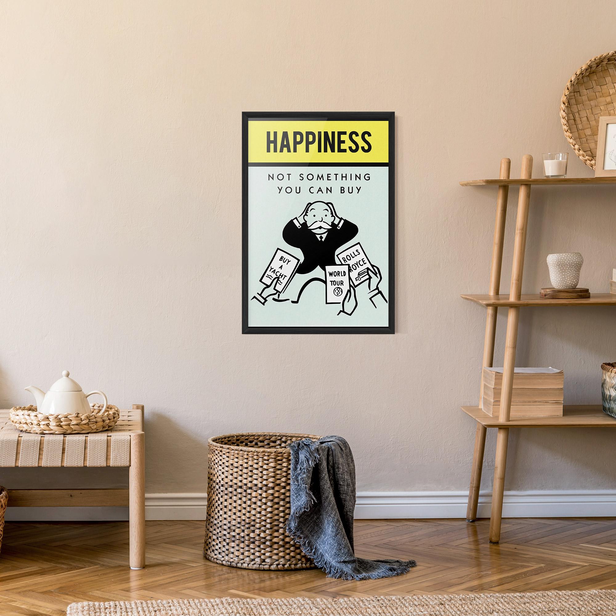 Gerahmte Poster Happines mockup 9