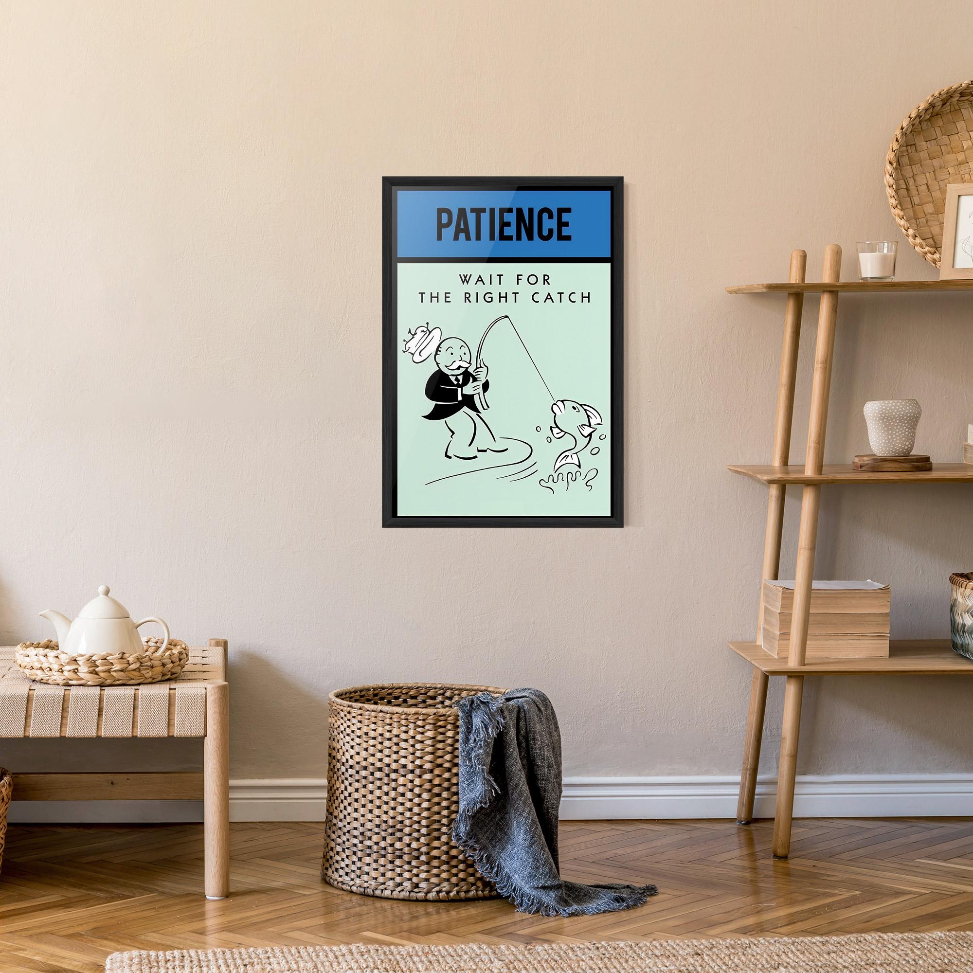 Gerahmte Poster Patience mockup 9