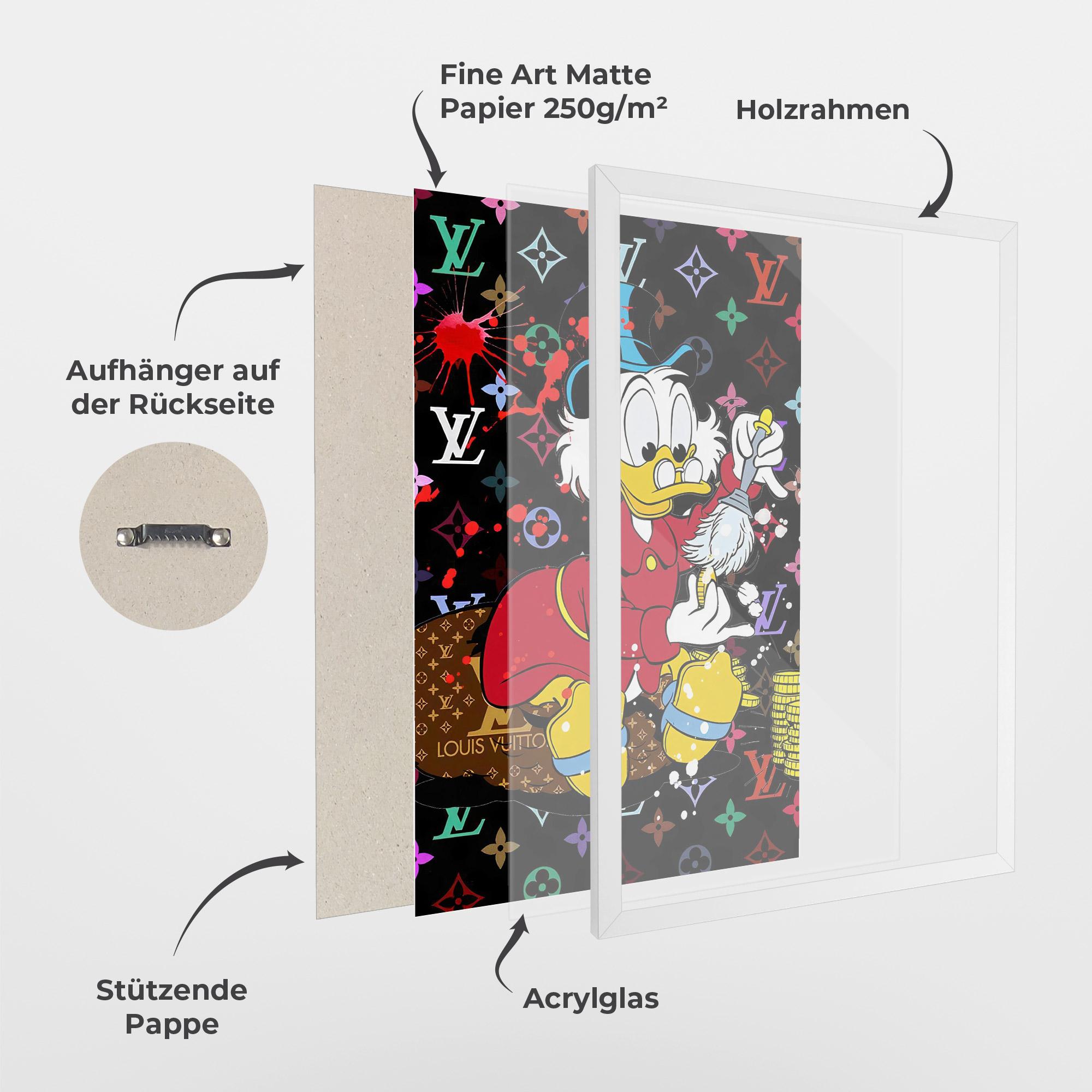 Gerahmte Poster Clean Your Penny mockup 1