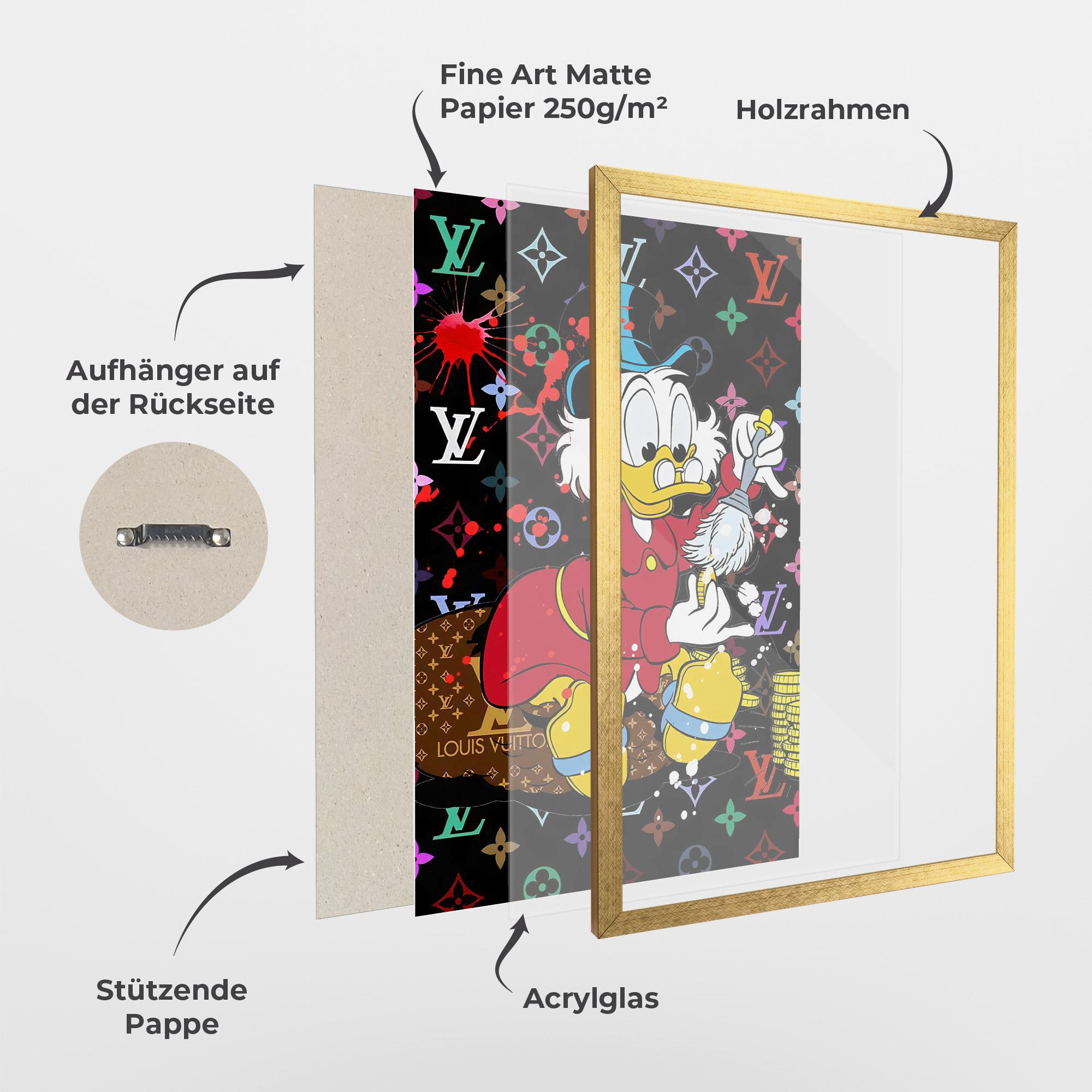 Gerahmte Poster Clean Your Penny mockup 1