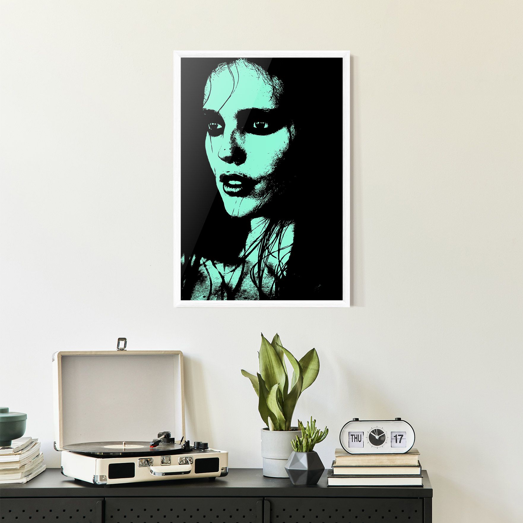 Green Light Girl mockup 2