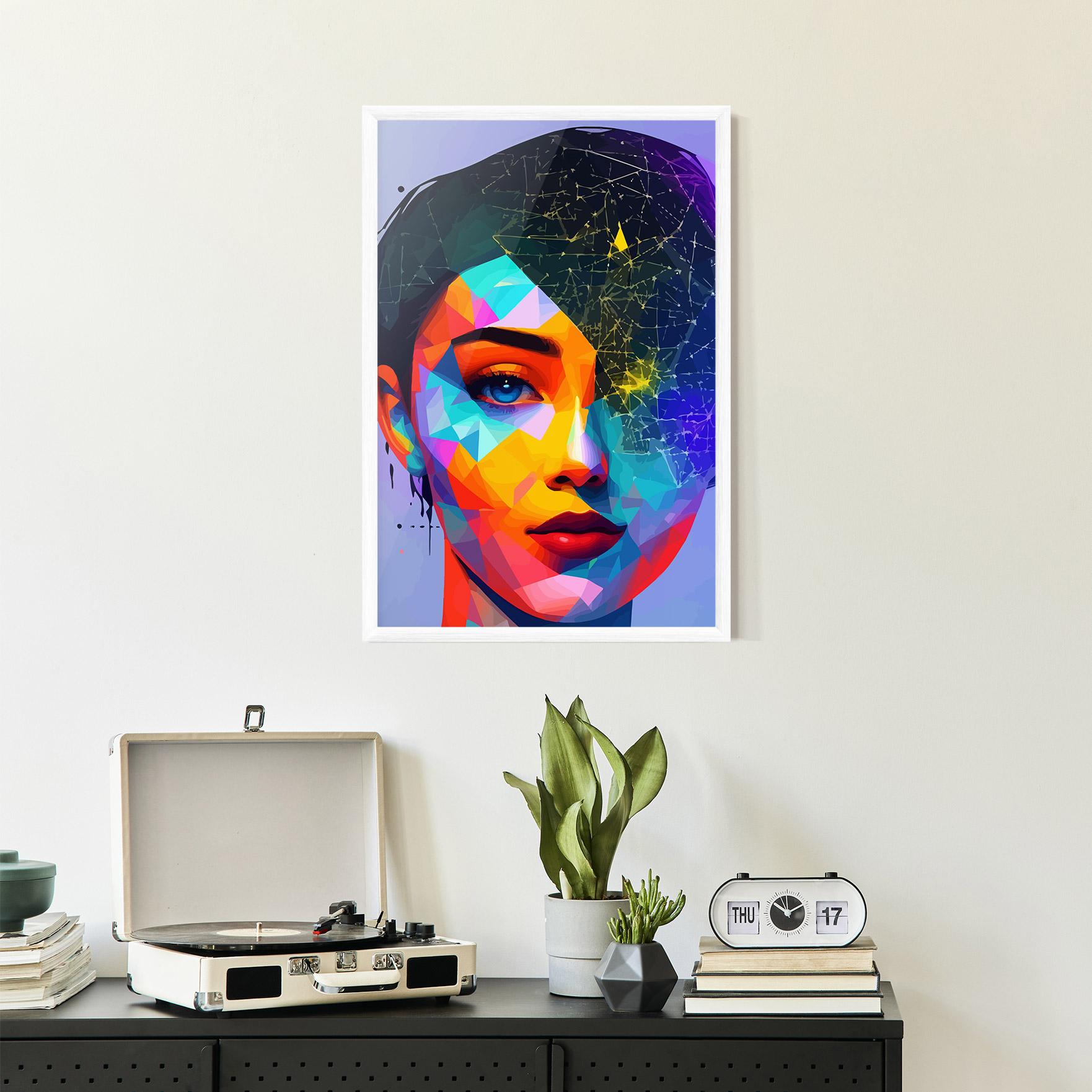 Gerahmte Poster Internet Hyperrealism mockup 2