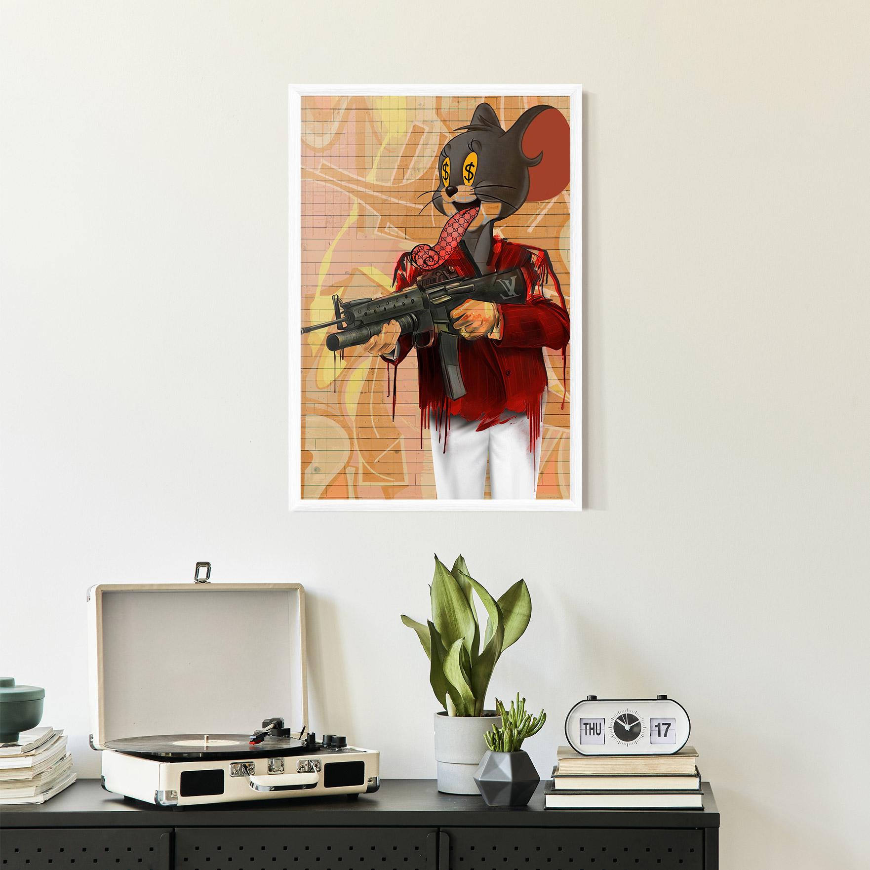 Gerahmte Poster Jerry mockup 2