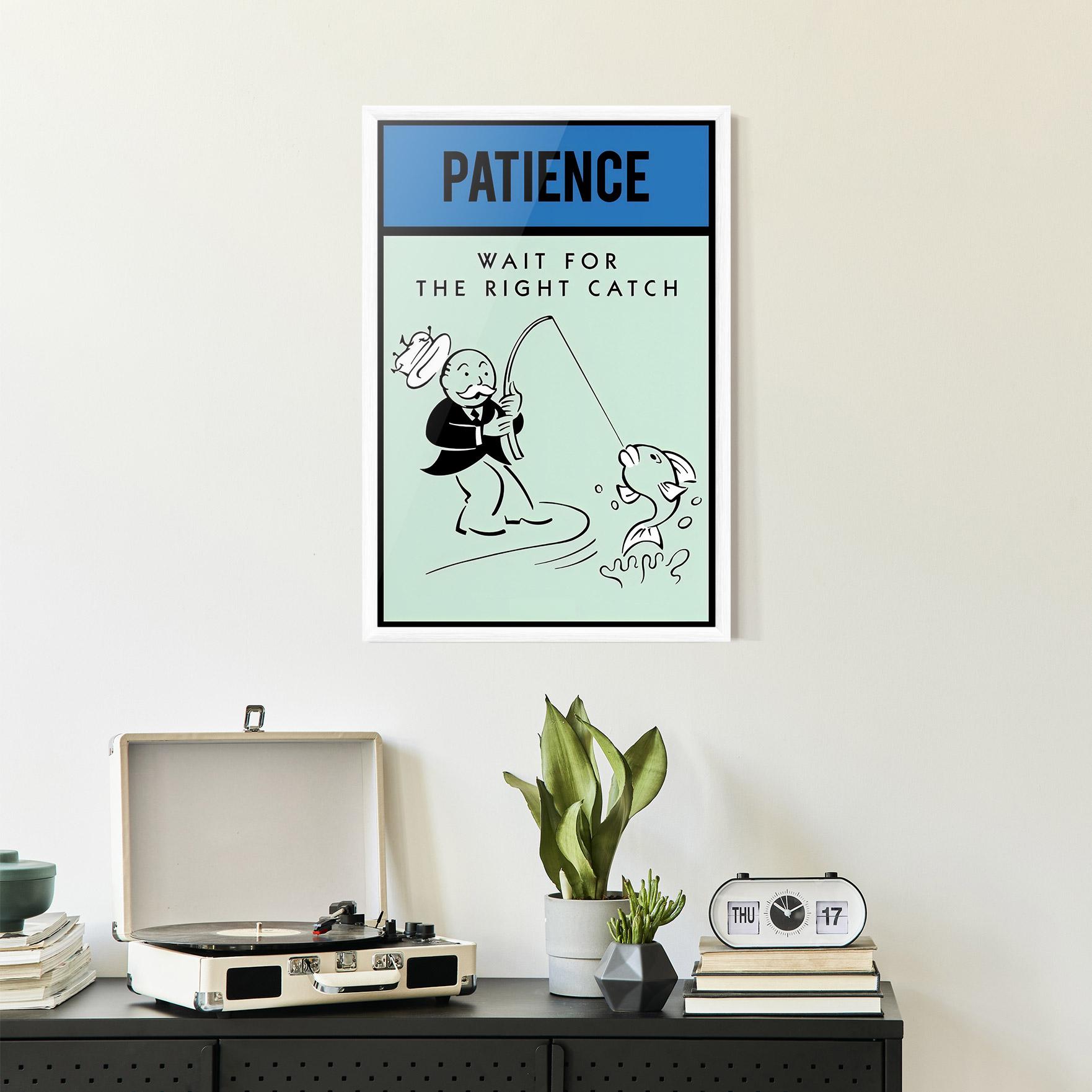Gerahmte Poster Patience mockup 2