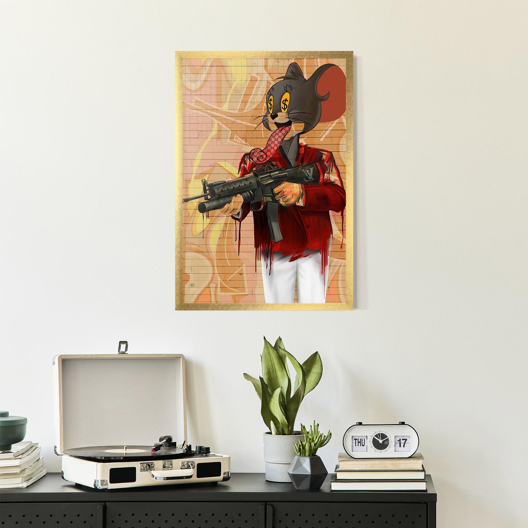 Gerahmte Poster Jerry mockup 2