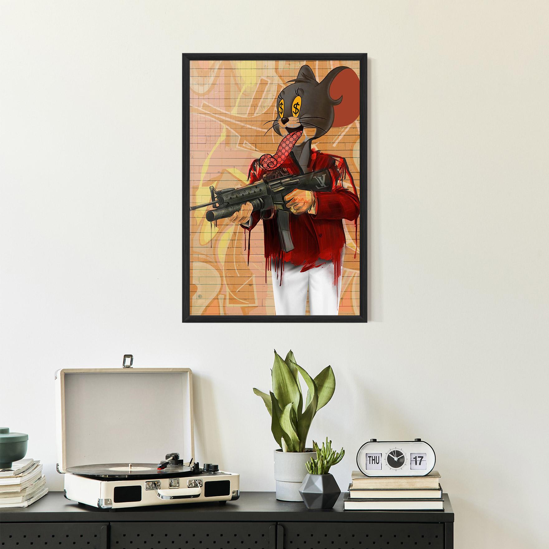 Gerahmte Poster Jerry mockup 2