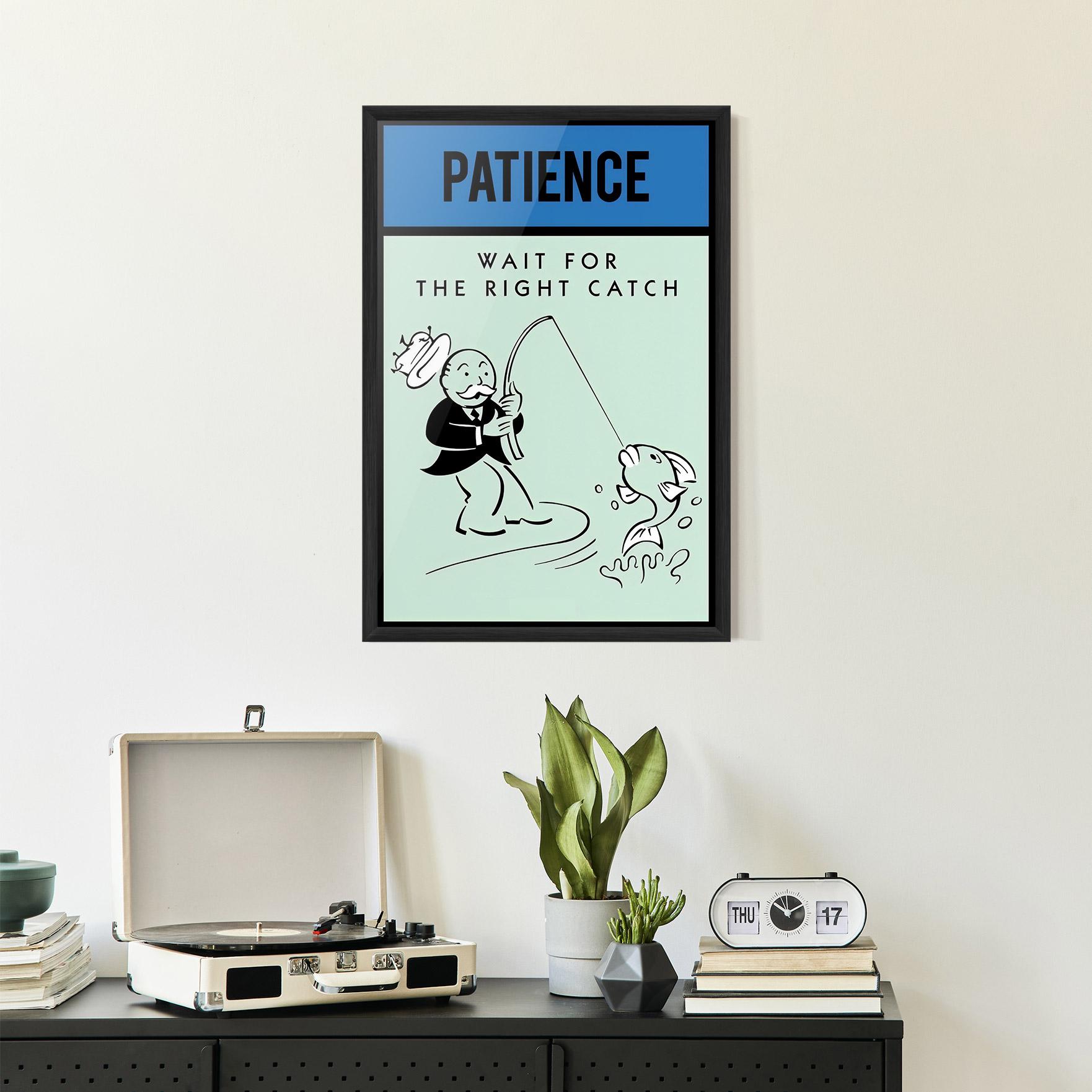 Gerahmte Poster Patience mockup 2