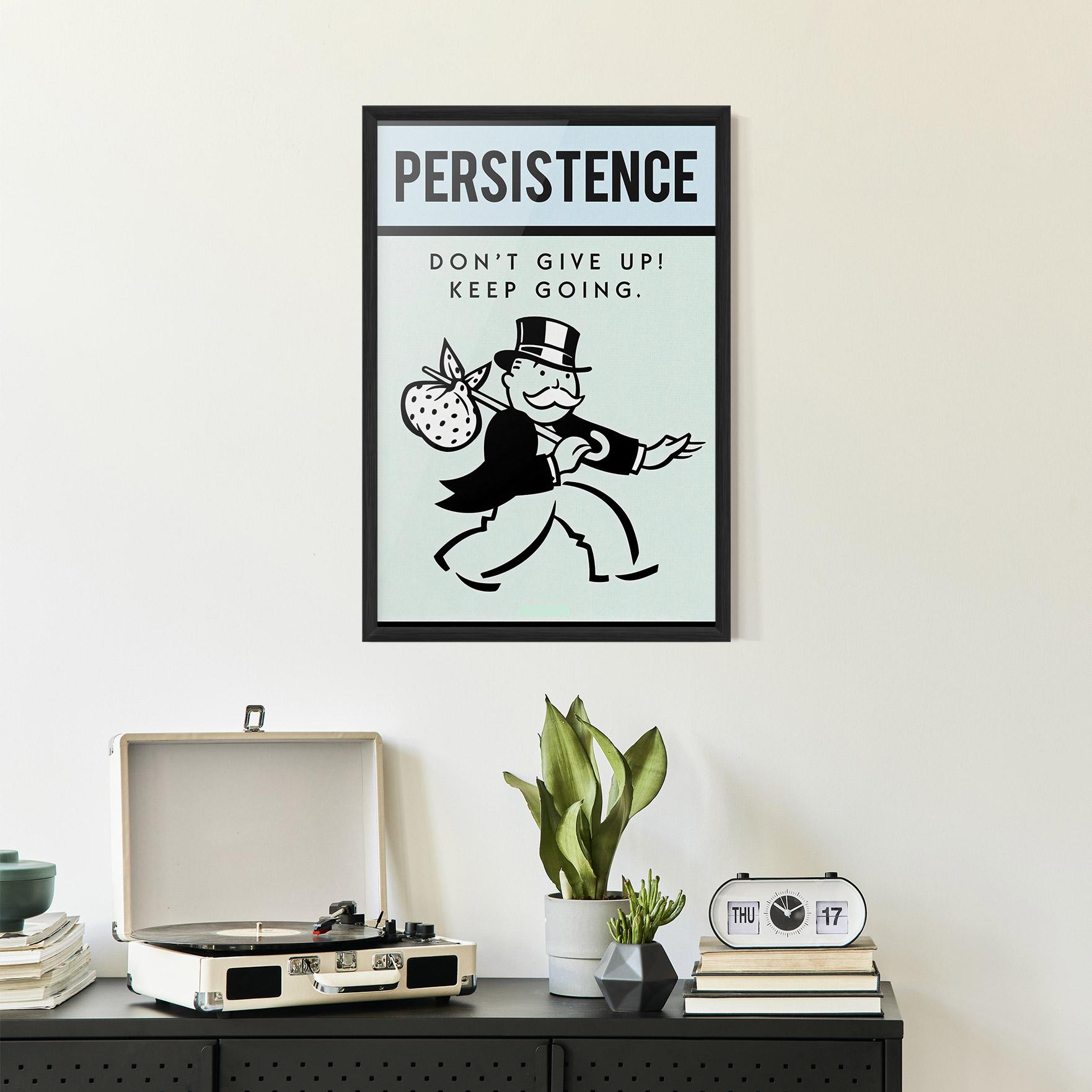 Gerahmte Poster Persistence mockup 2