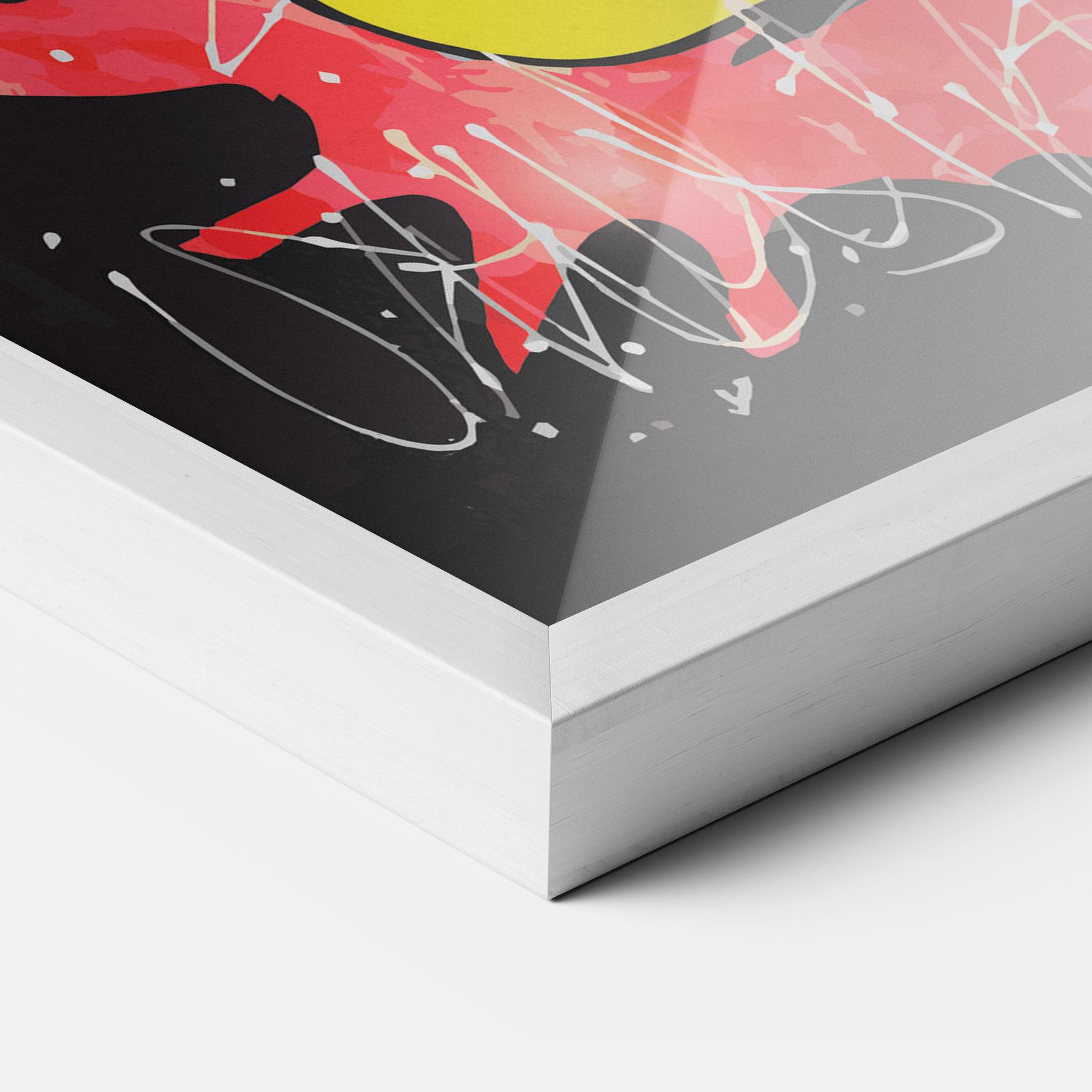 Gerahmte Poster Gangsta Mickey mockup 3