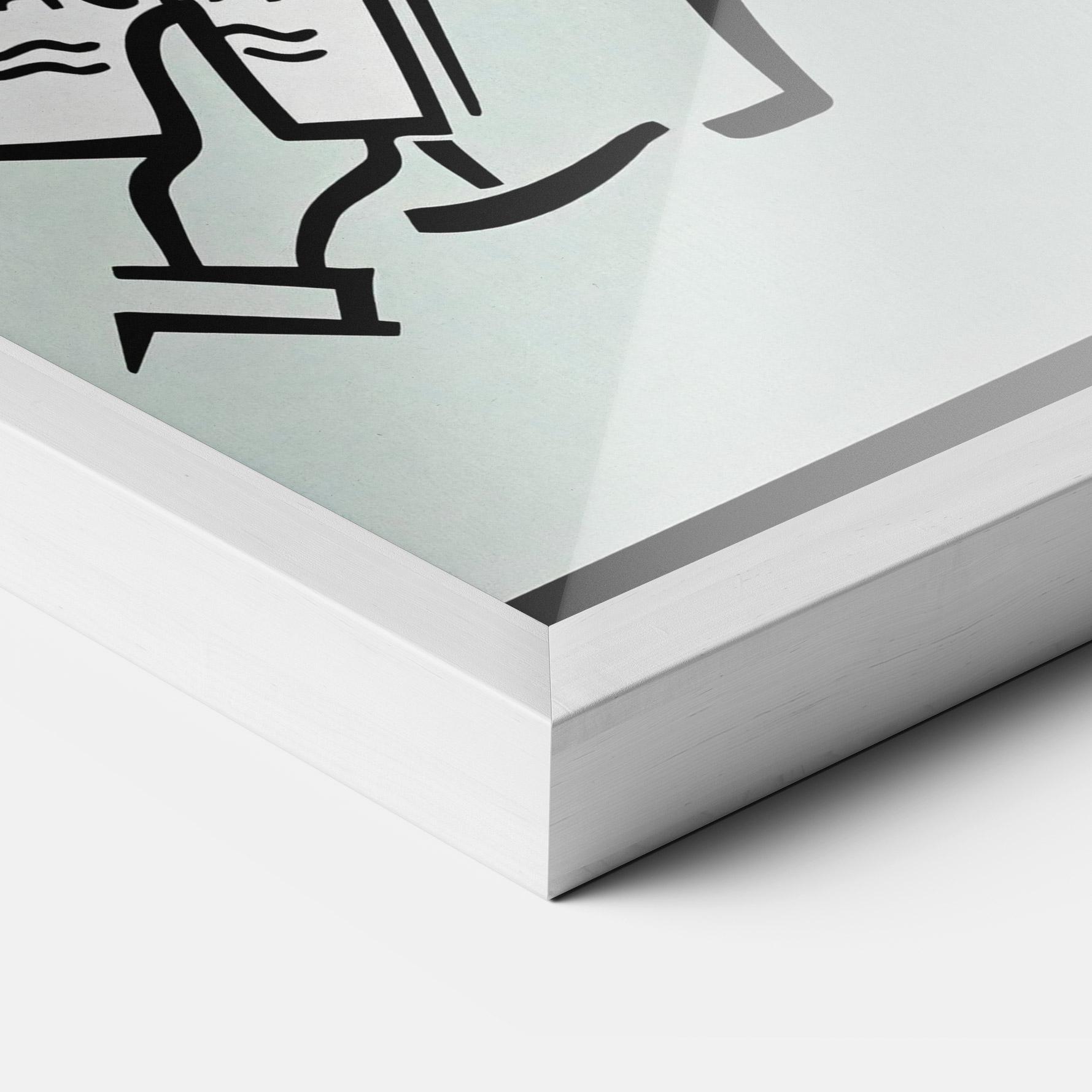 Gerahmte Poster Happines mockup 3